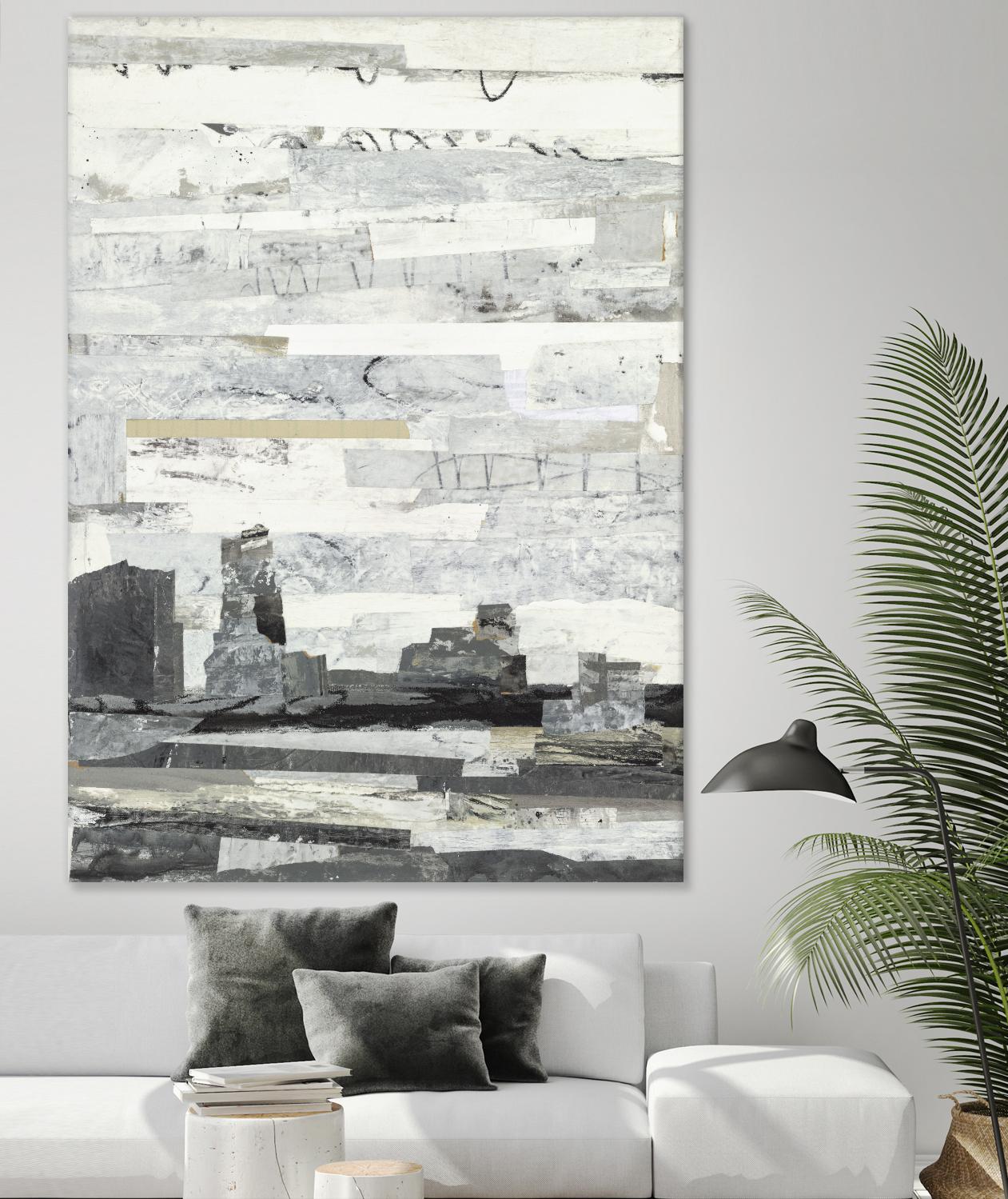 Linear Progression 3 by Kyle Goderwis on GIANT ART - grey abstract