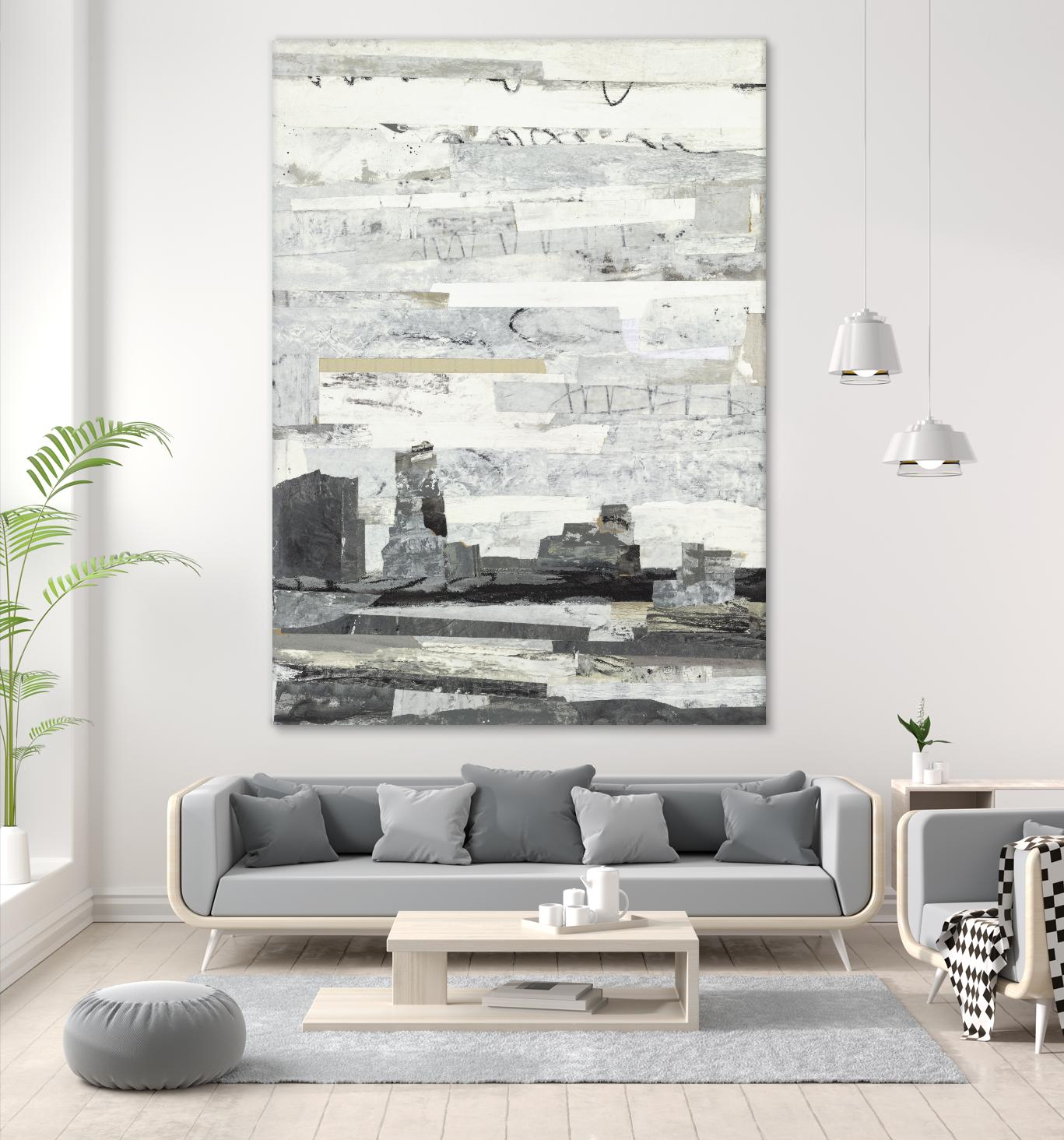 Linear Progression 3 by Kyle Goderwis on GIANT ART - grey abstract