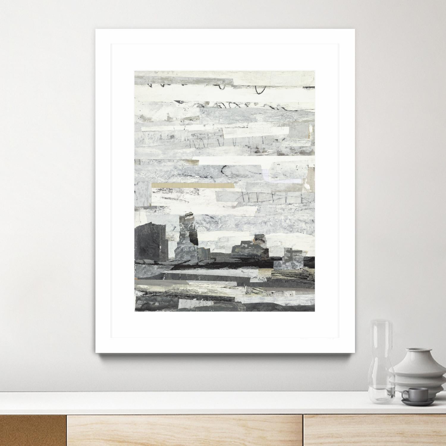 Linear Progression 3 by Kyle Goderwis on GIANT ART - grey abstract