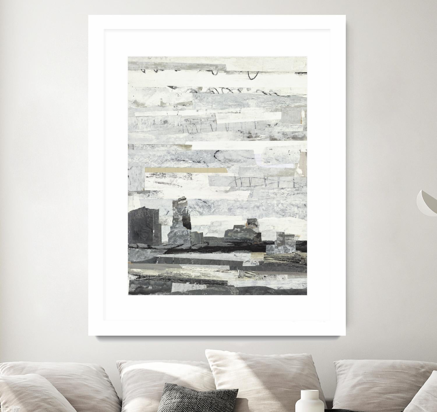 Linear Progression 3 by Kyle Goderwis on GIANT ART - grey abstract