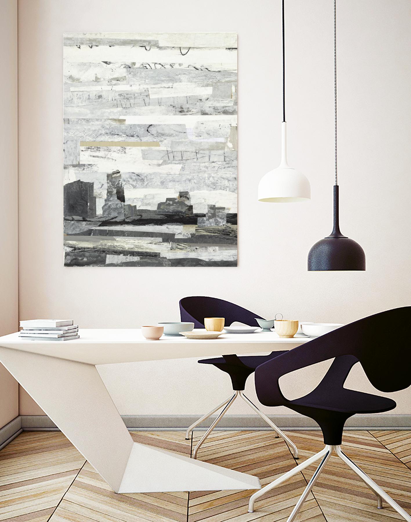 Linear Progression 3 by Kyle Goderwis on GIANT ART - grey abstract