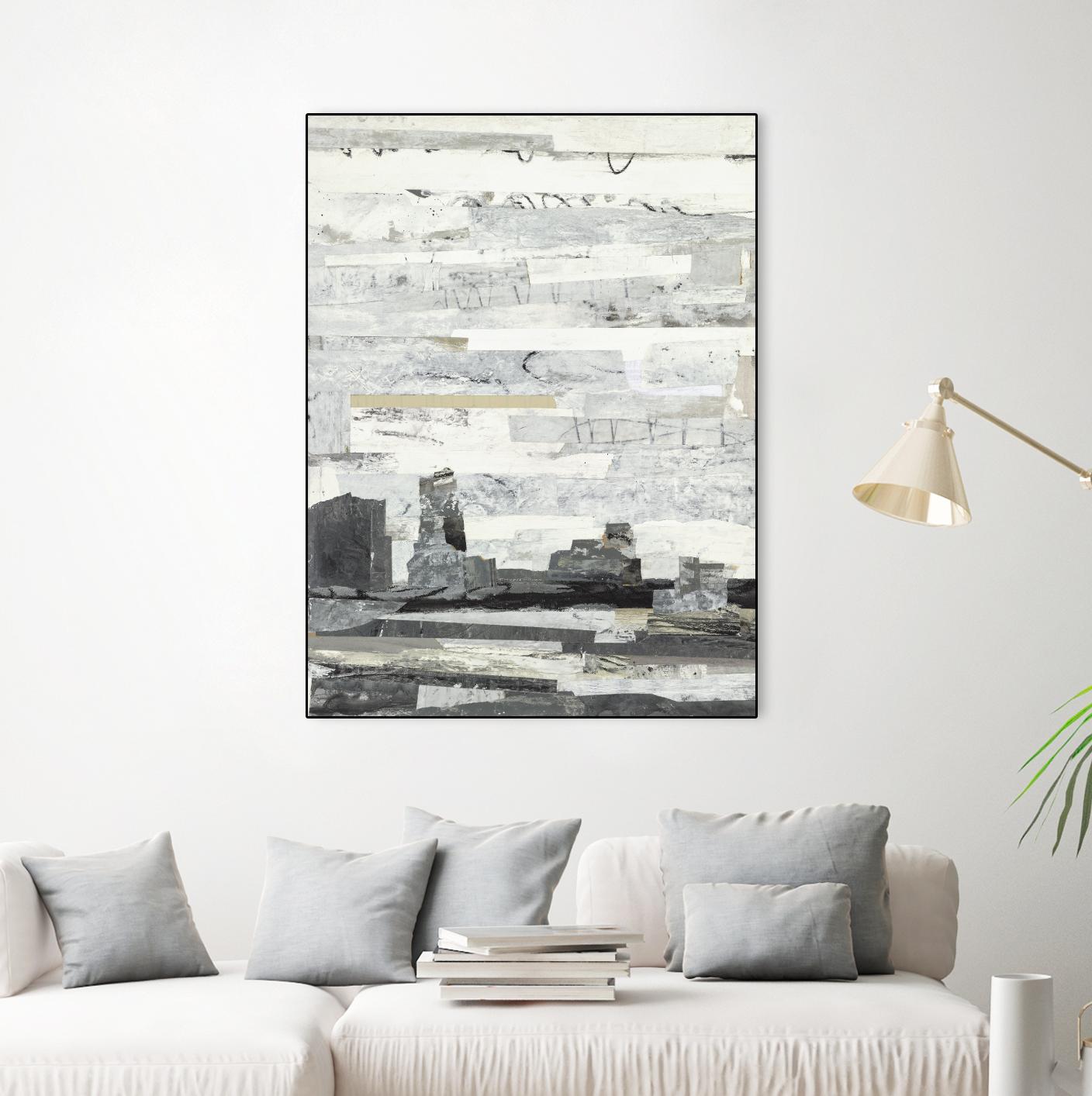 Linear Progression 3 by Kyle Goderwis on GIANT ART - grey abstract