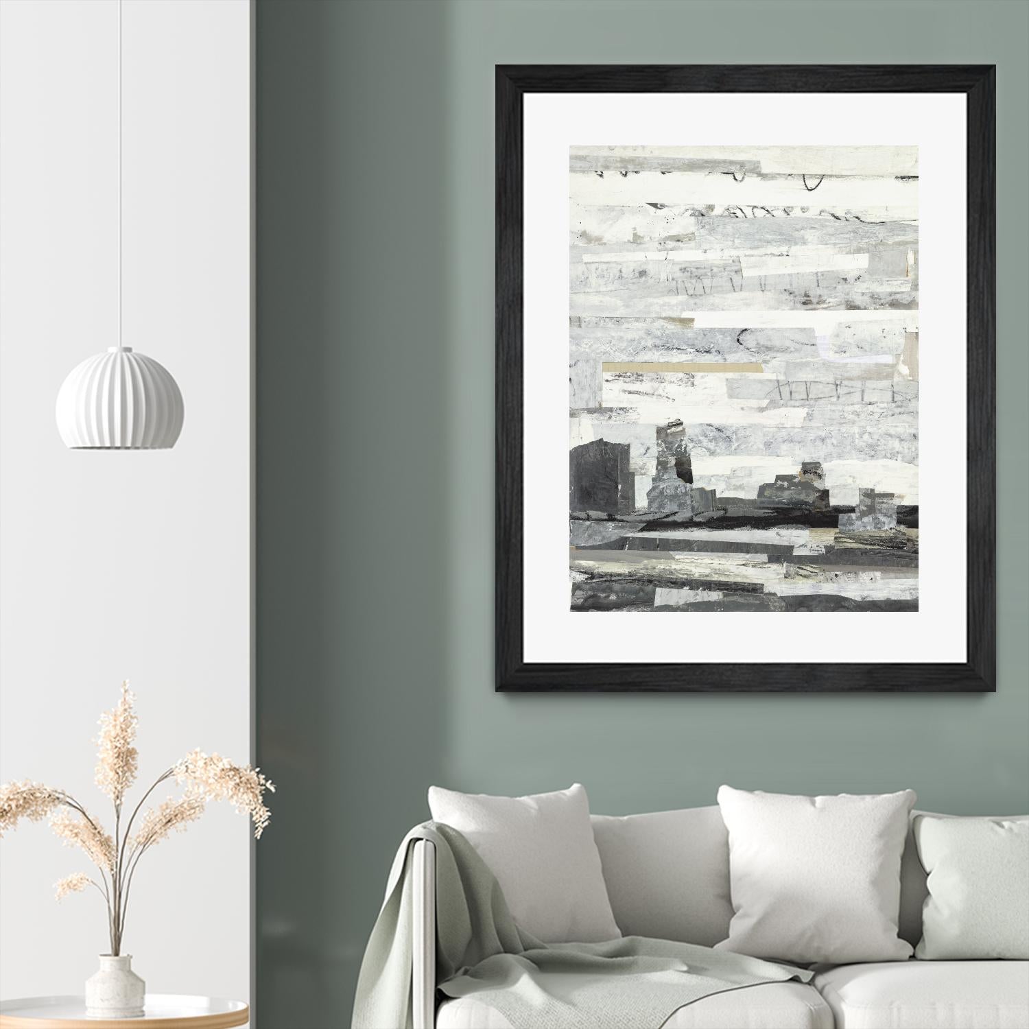 Linear Progression 3 by Kyle Goderwis on GIANT ART - grey abstract