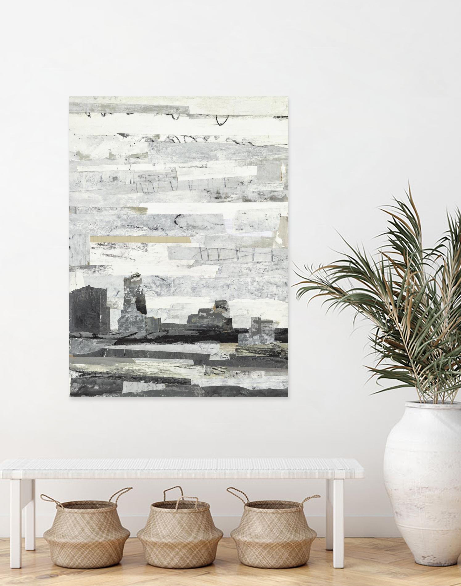 Linear Progression 3 by Kyle Goderwis on GIANT ART - grey abstract