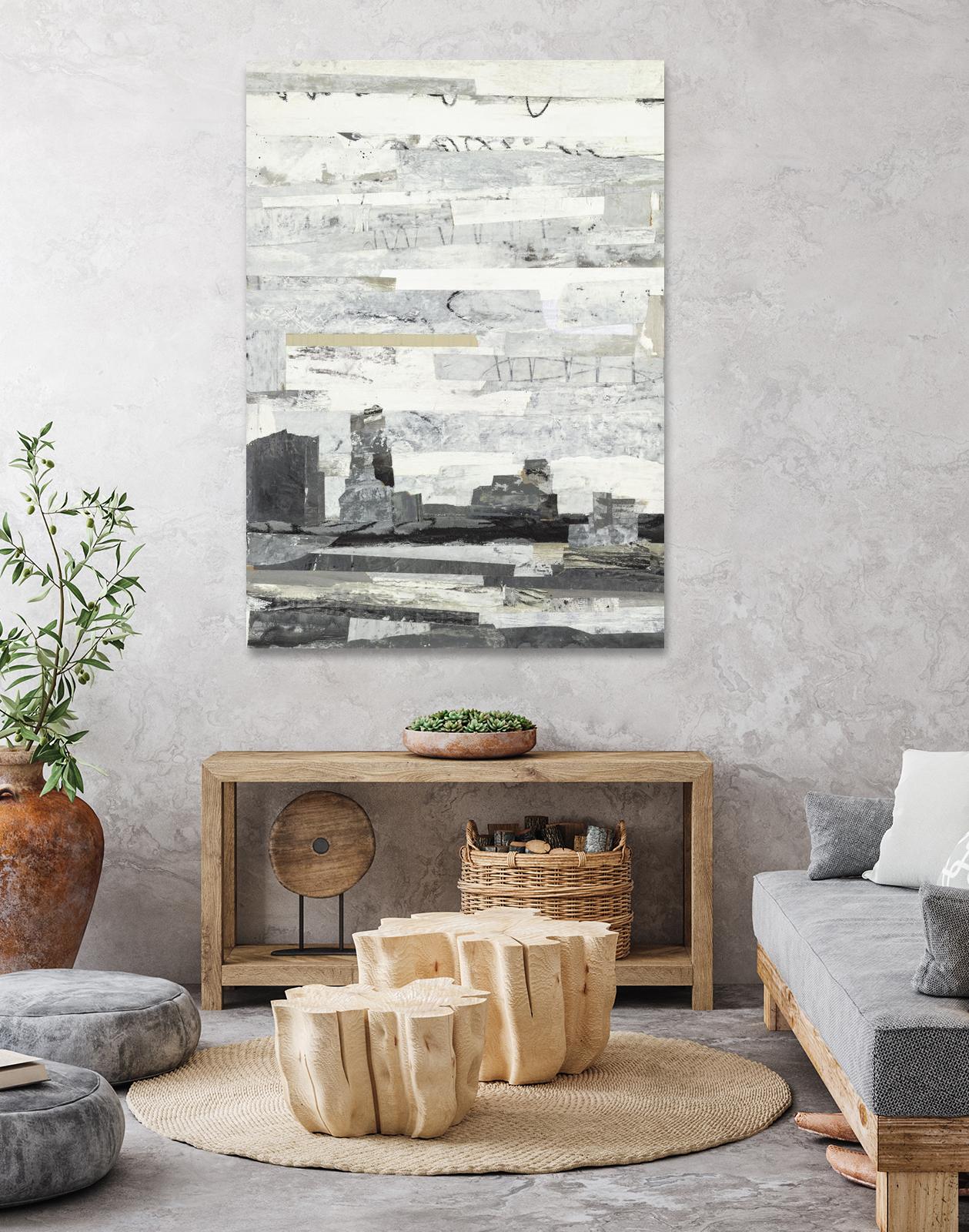 Linear Progression 3 by Kyle Goderwis on GIANT ART - grey abstract