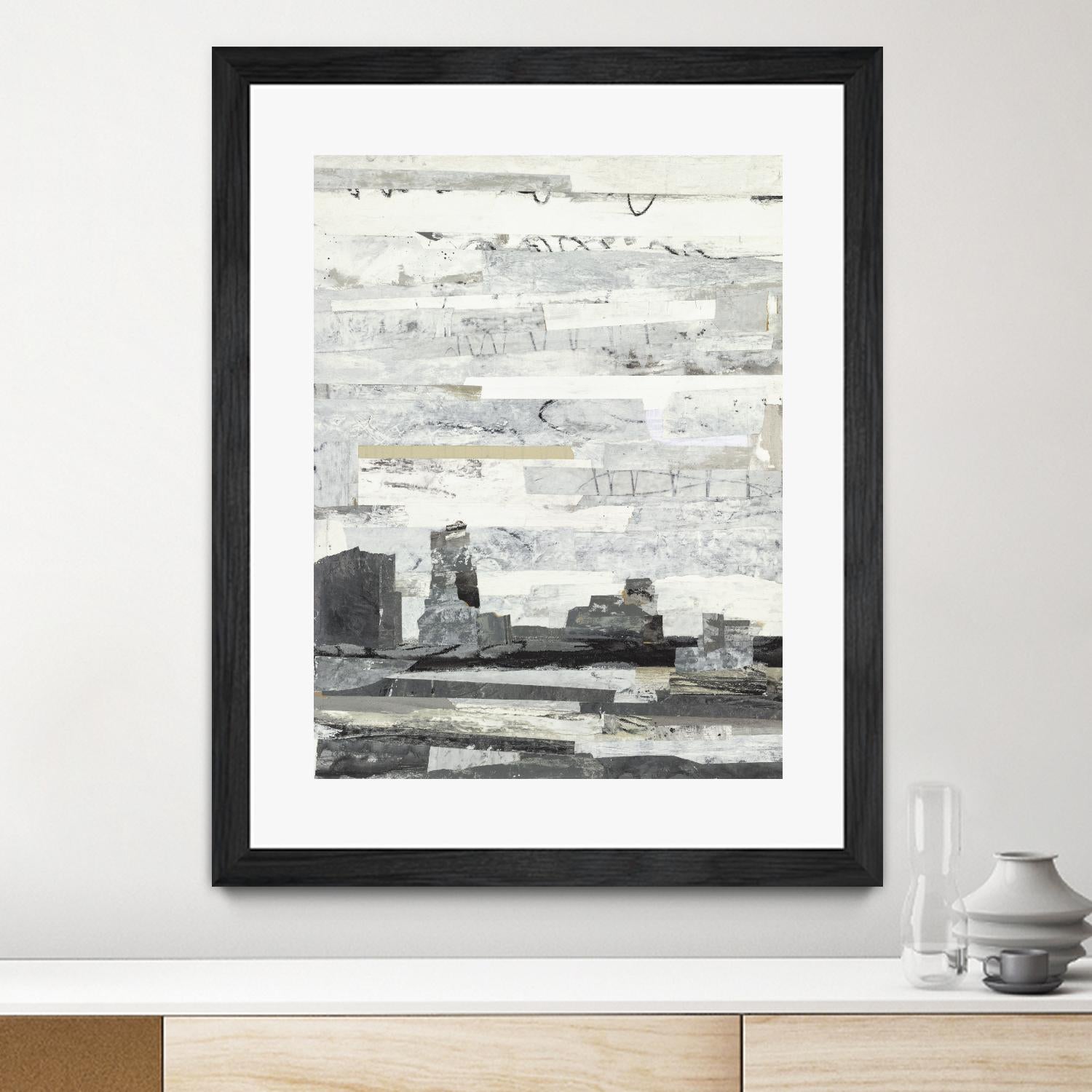 Linear Progression 3 by Kyle Goderwis on GIANT ART - grey abstract