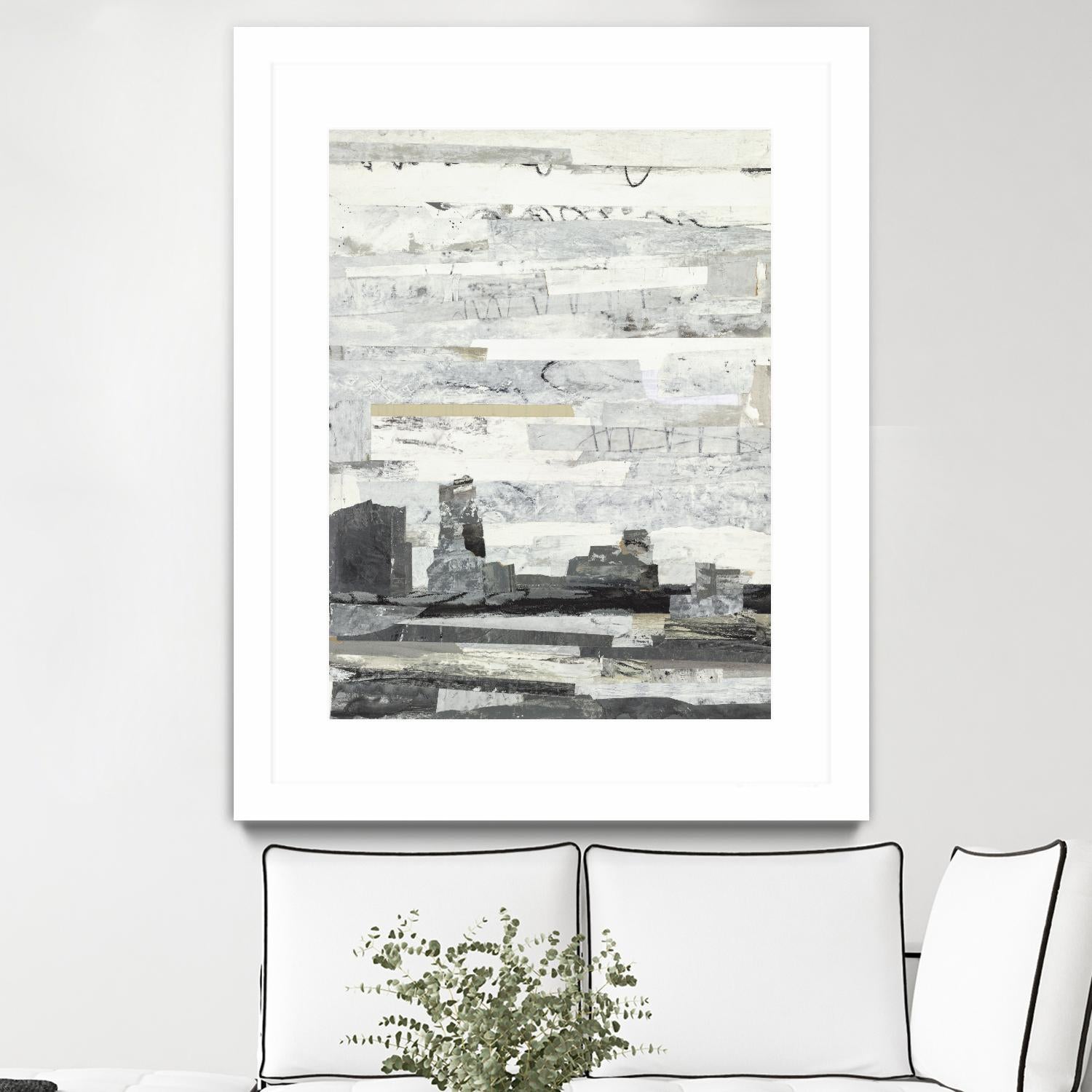 Linear Progression 3 by Kyle Goderwis on GIANT ART - grey abstract