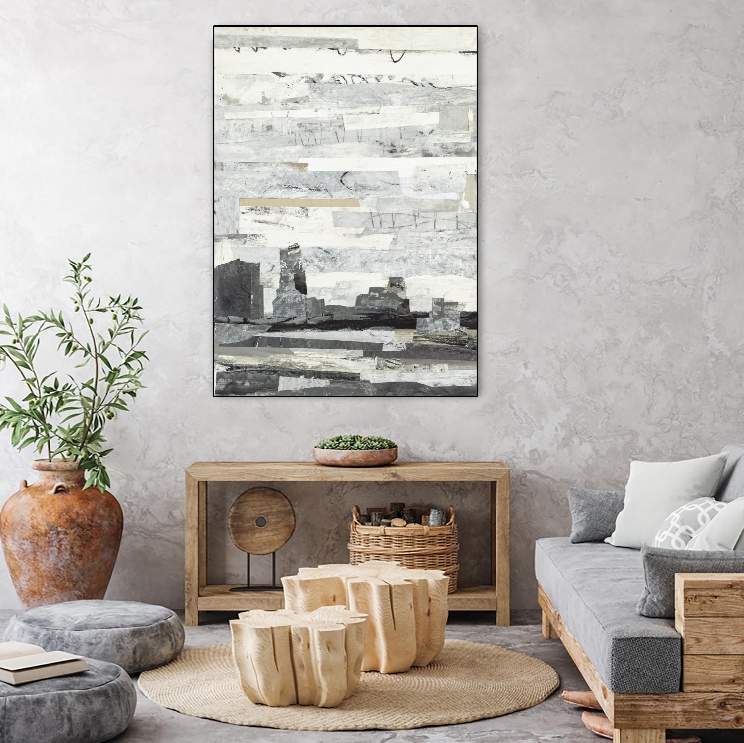 Linear Progression 3 by Kyle Goderwis on GIANT ART - grey abstract