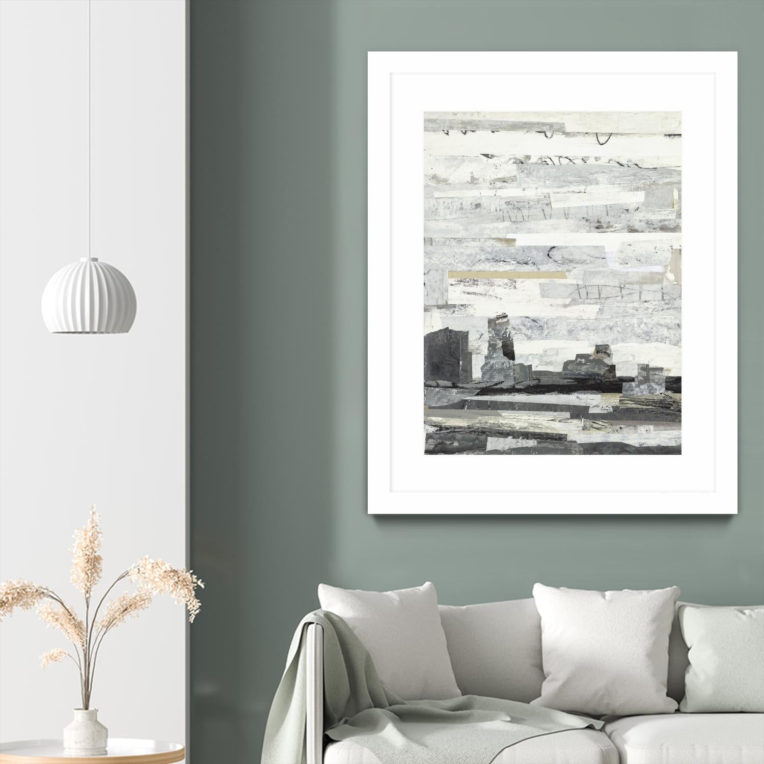 Linear Progression 3 by Kyle Goderwis on GIANT ART - grey abstract