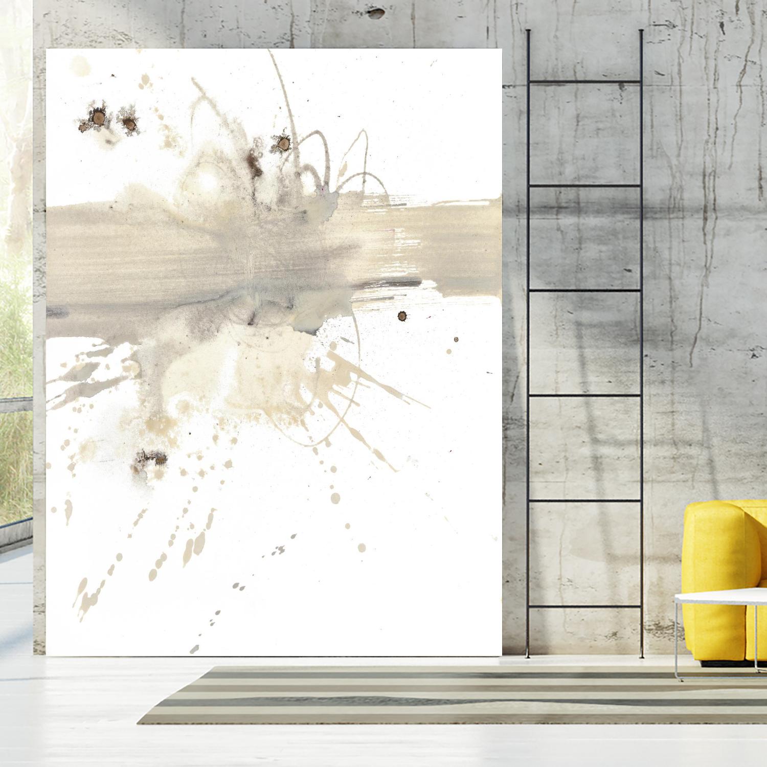 Untitled by PN Studio on GIANT ART - beige abstracts splatter