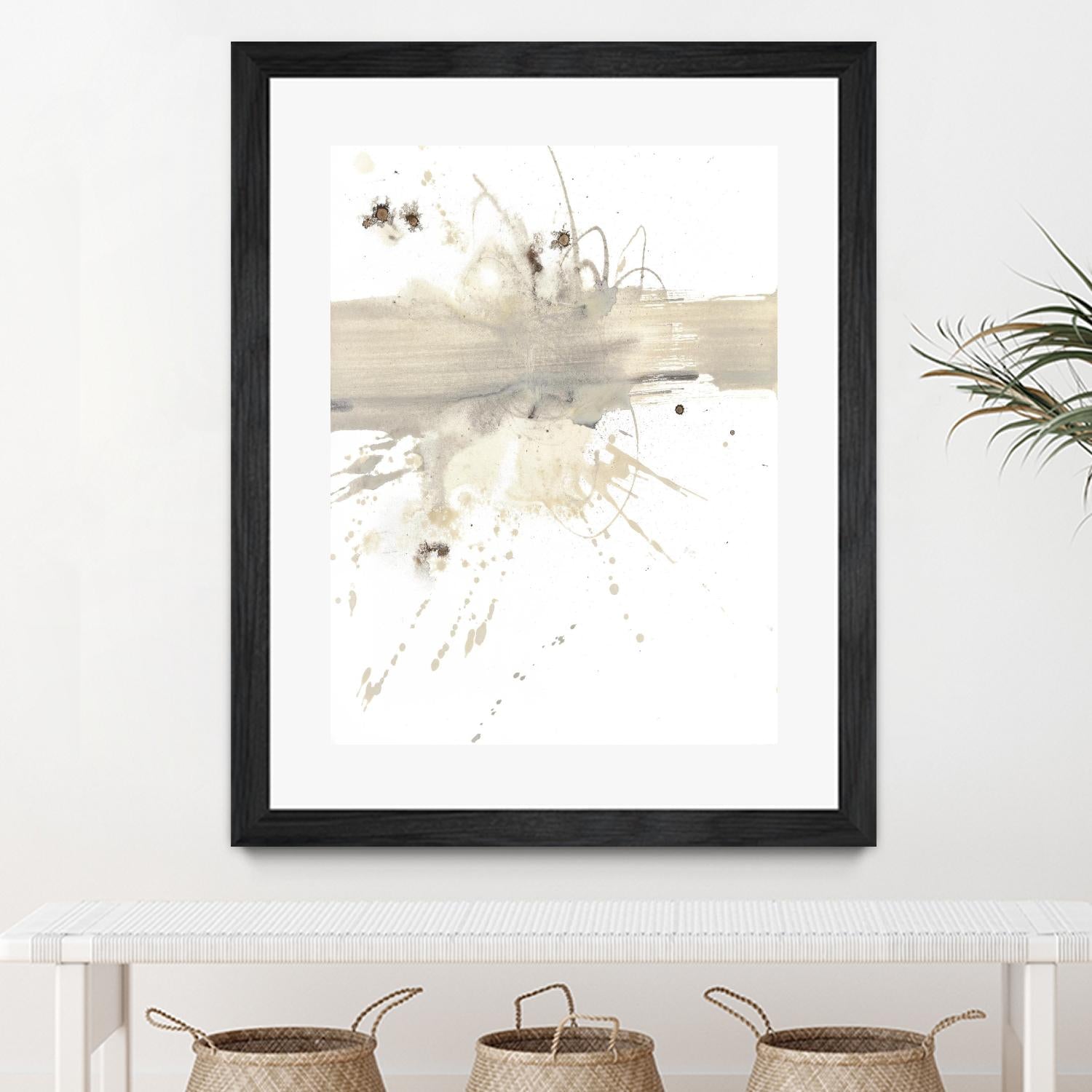 Untitled by PN Studio on GIANT ART - beige abstracts splatter