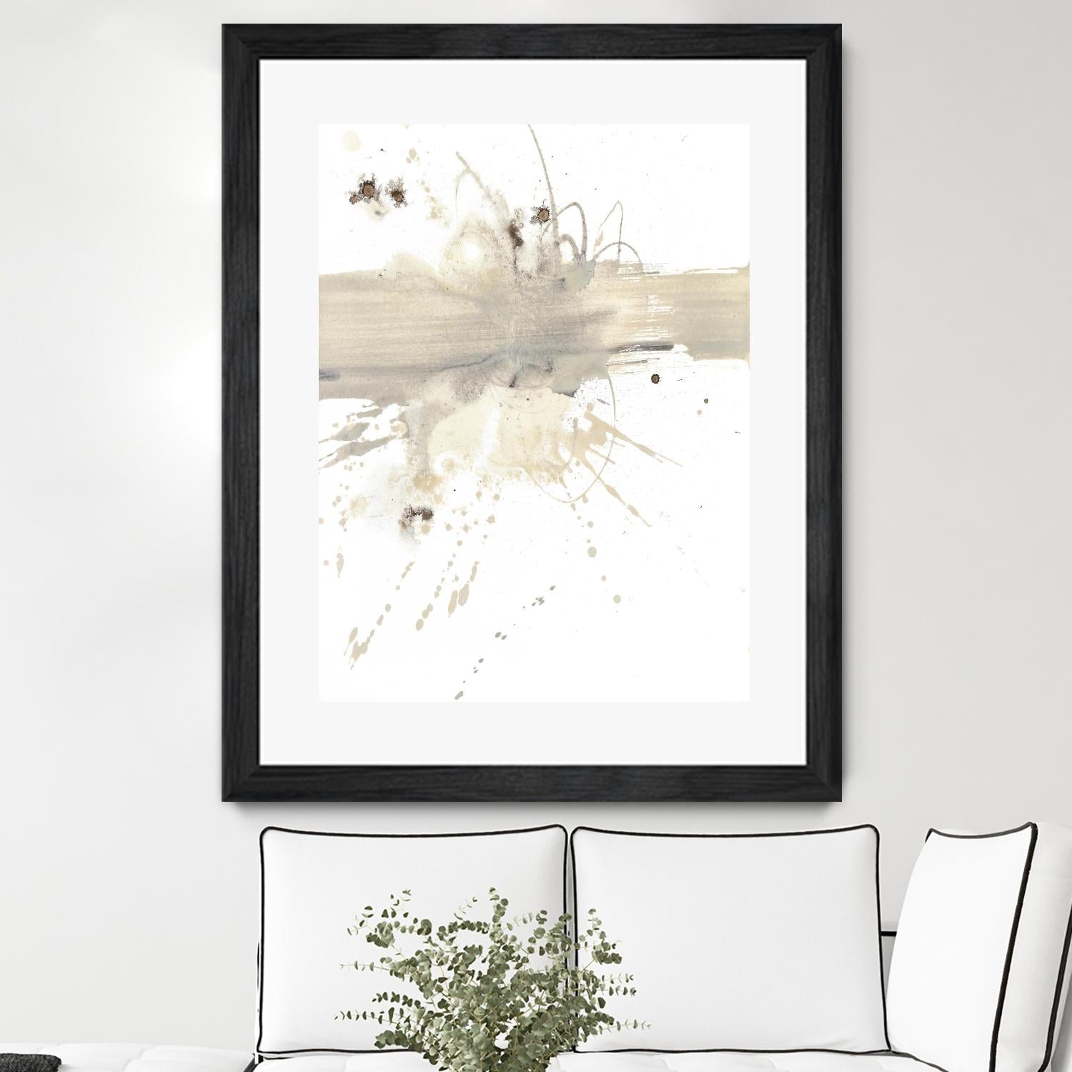 Untitled by PN Studio on GIANT ART - beige abstracts splatter