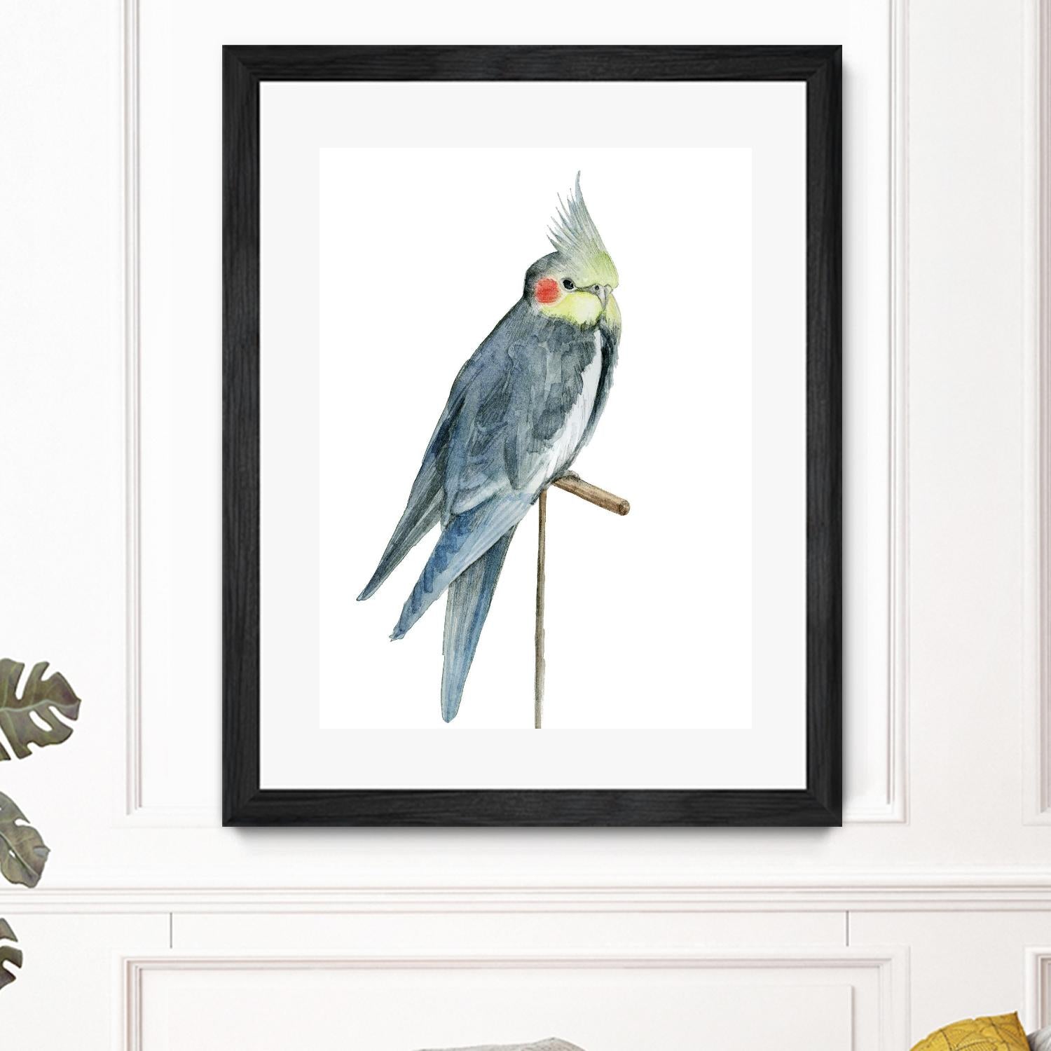 Bird 1 by Harvey, Brenna Harvey on GIANT ART - blue animal bird