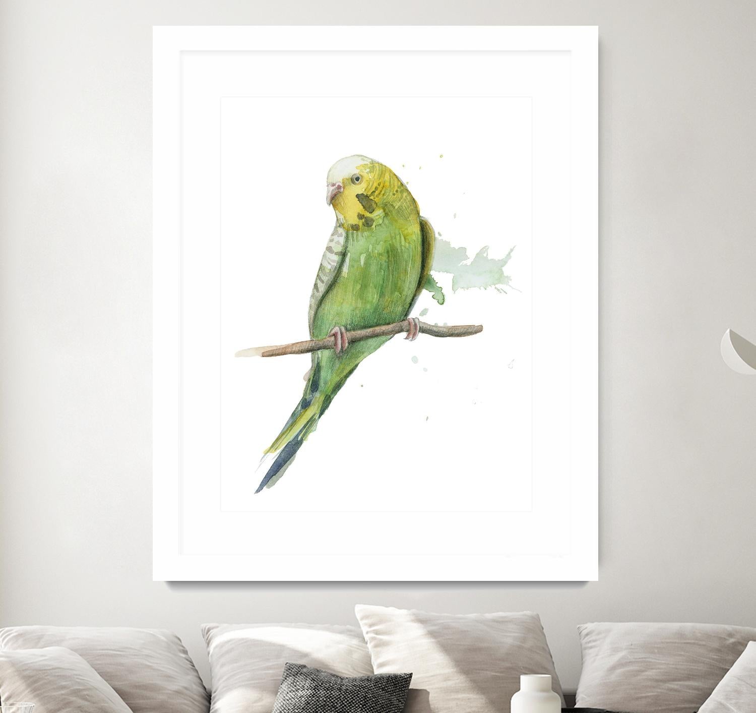 Bird 2 by Harvey, Brenna Harvey on GIANT ART - green animal bird