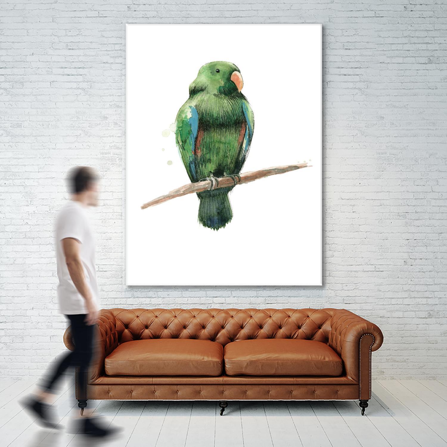 Bird 3 by Harvey, Brenna Harvey on GIANT ART - green animals bird