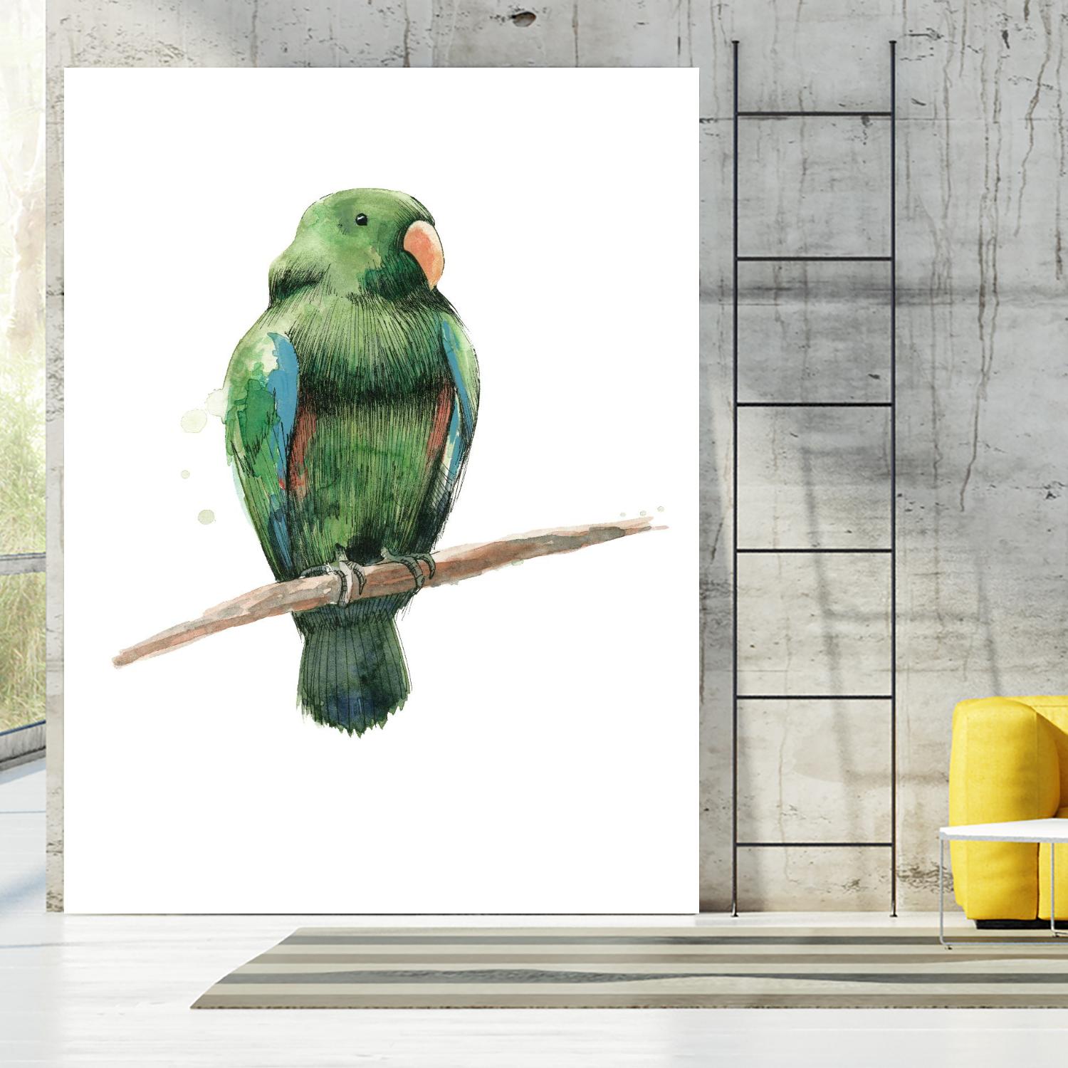 Bird 3 by Harvey, Brenna Harvey on GIANT ART - green animals bird