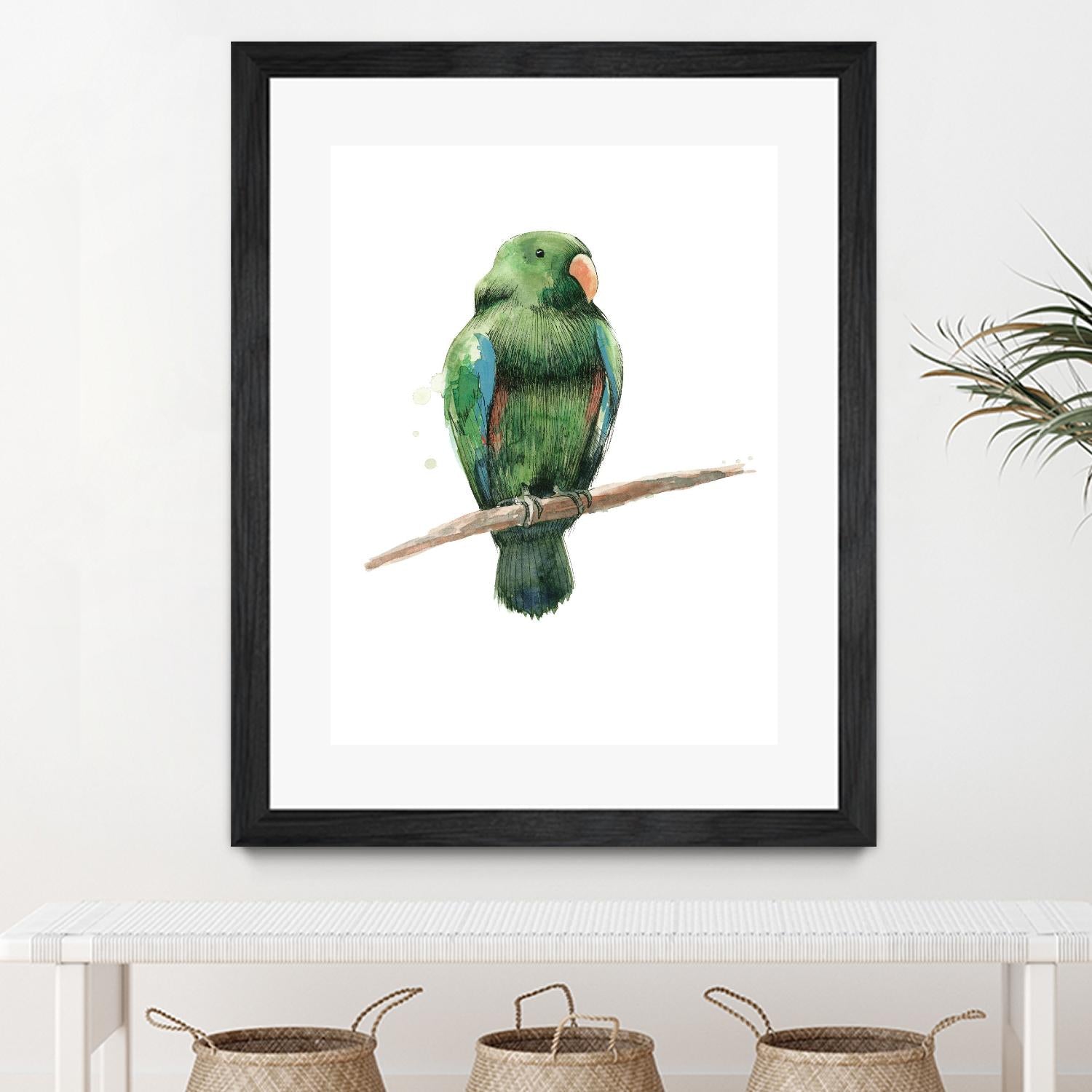 Bird 3 by Harvey, Brenna Harvey on GIANT ART - green animal bird