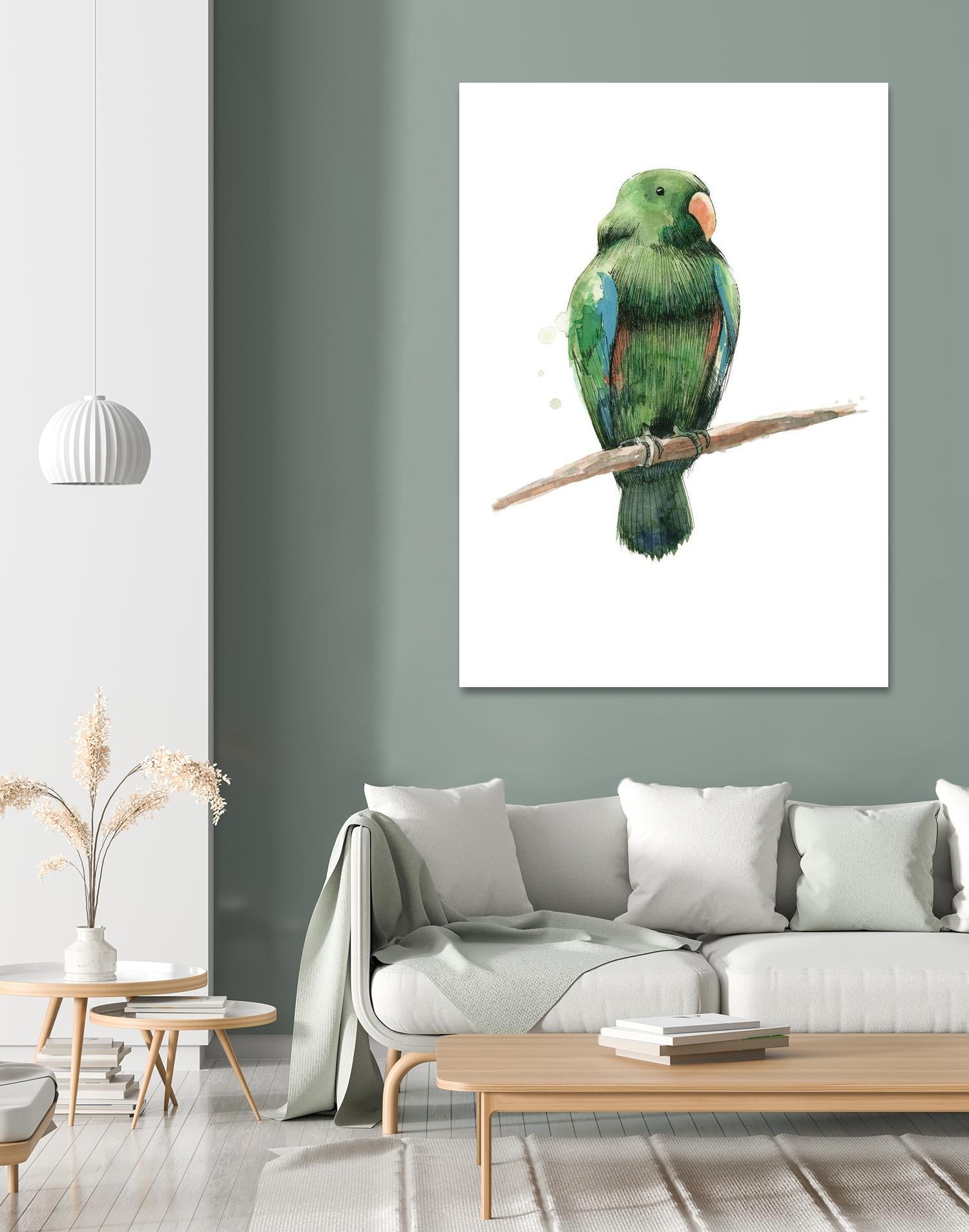 Bird 3 by Harvey, Brenna Harvey on GIANT ART - green animal bird