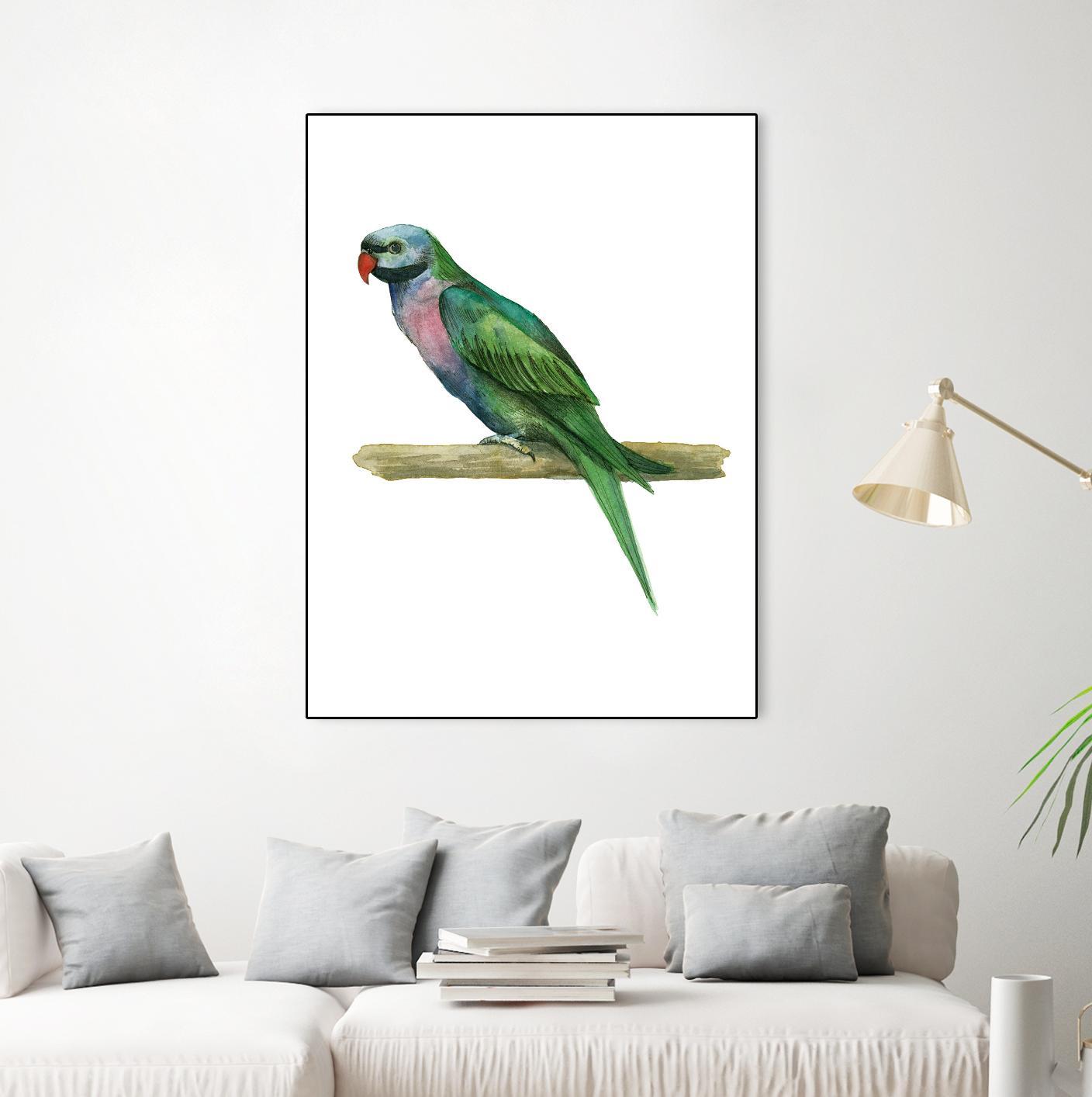 Bird 4 by Harvey, Brenna Harvey on GIANT ART - blue animals bird