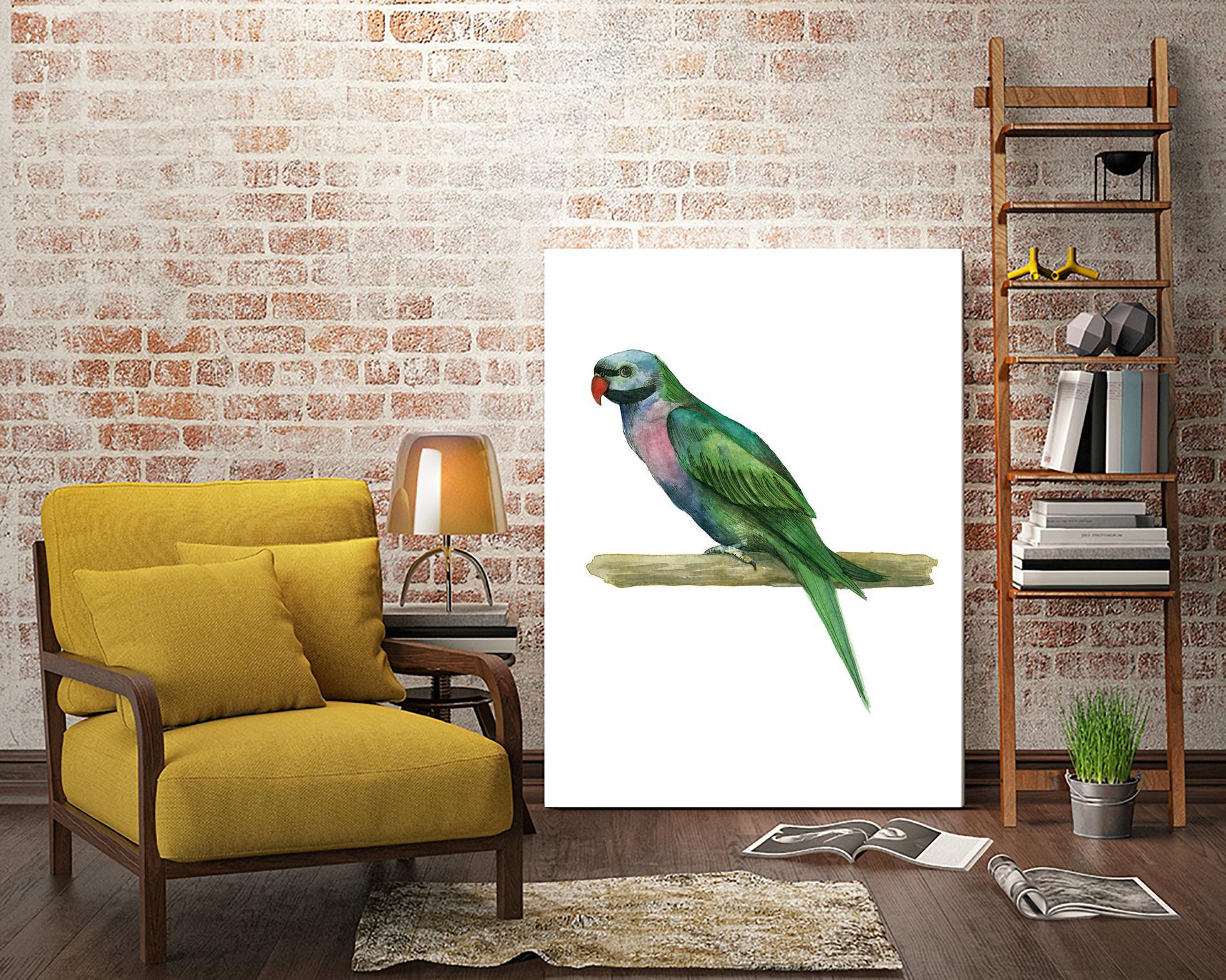 Bird 4 by Harvey, Brenna Harvey on GIANT ART - green animal bird