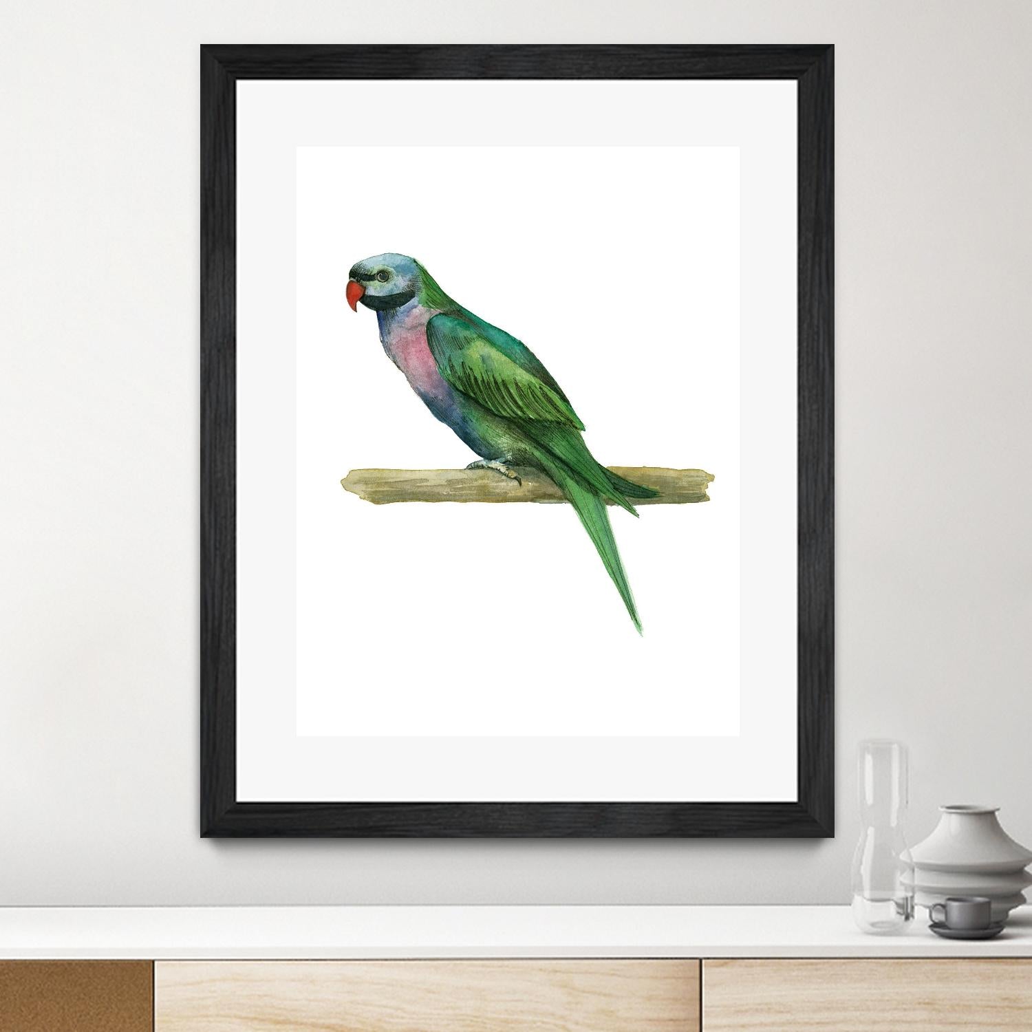 Bird 4 by Harvey, Brenna Harvey on GIANT ART - green animal bird