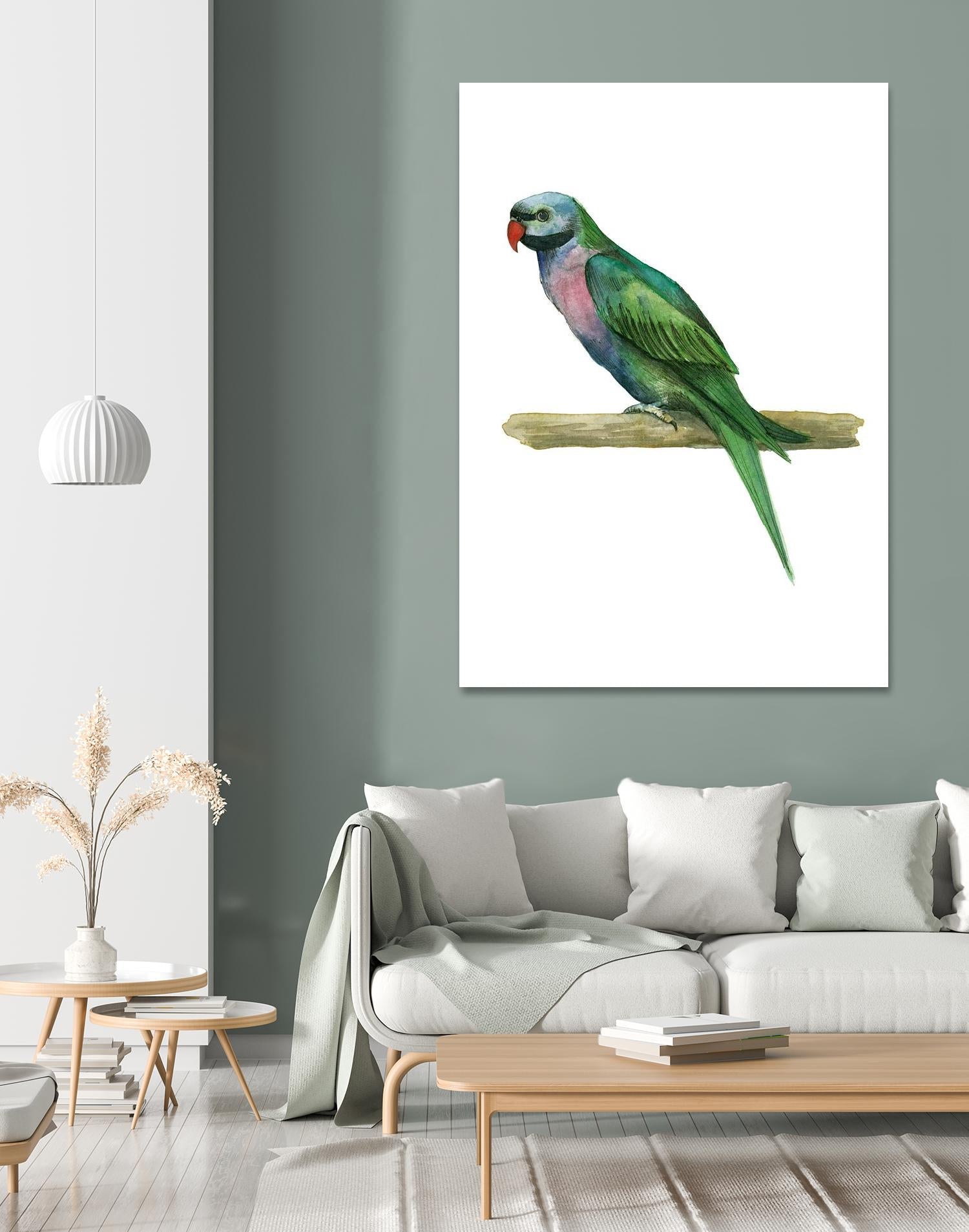 Bird 4 by Harvey, Brenna Harvey on GIANT ART - green animal bird