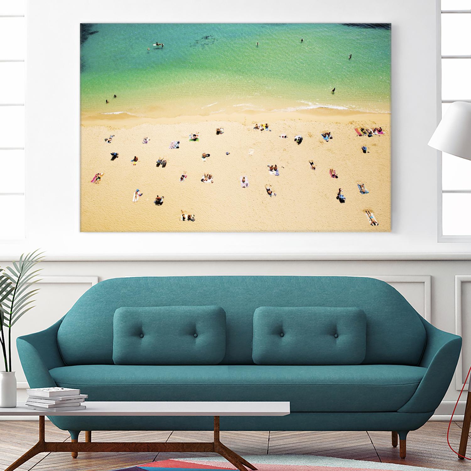 Kaimana Beach by Shawn Frederick on GIANT ART - beige tropical
