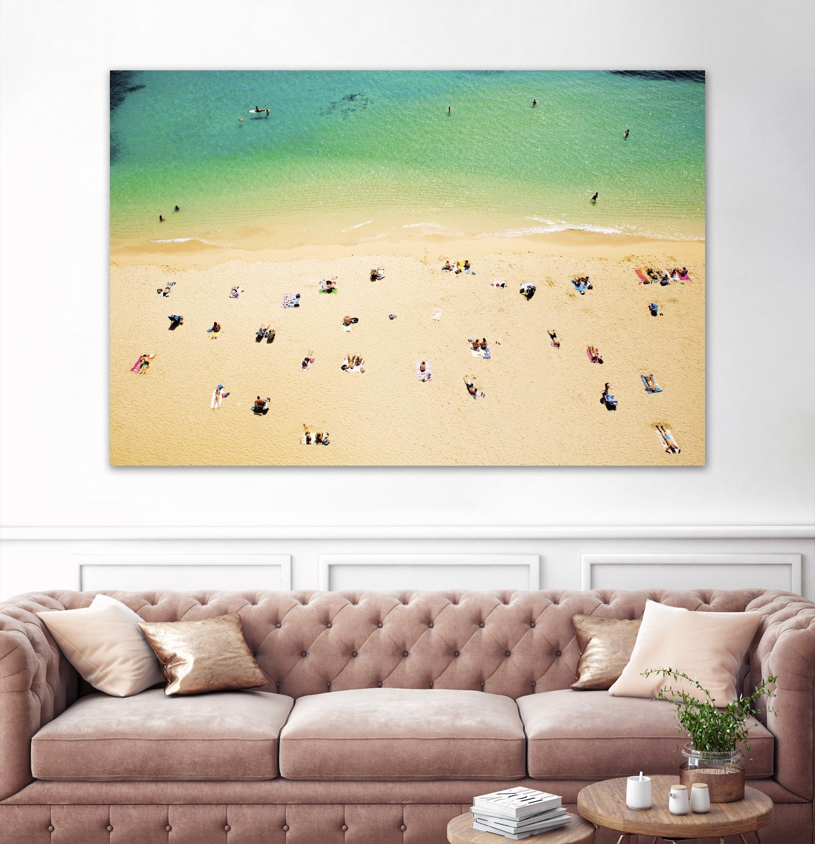Kaimana Beach by Shawn Frederick on GIANT ART - beige tropical