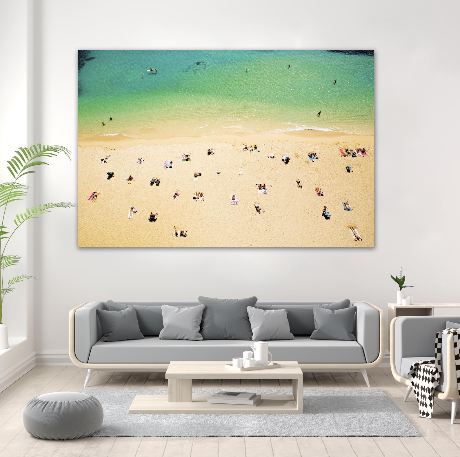 Kaimana Beach by Shawn Frederick on GIANT ART - beige tropical