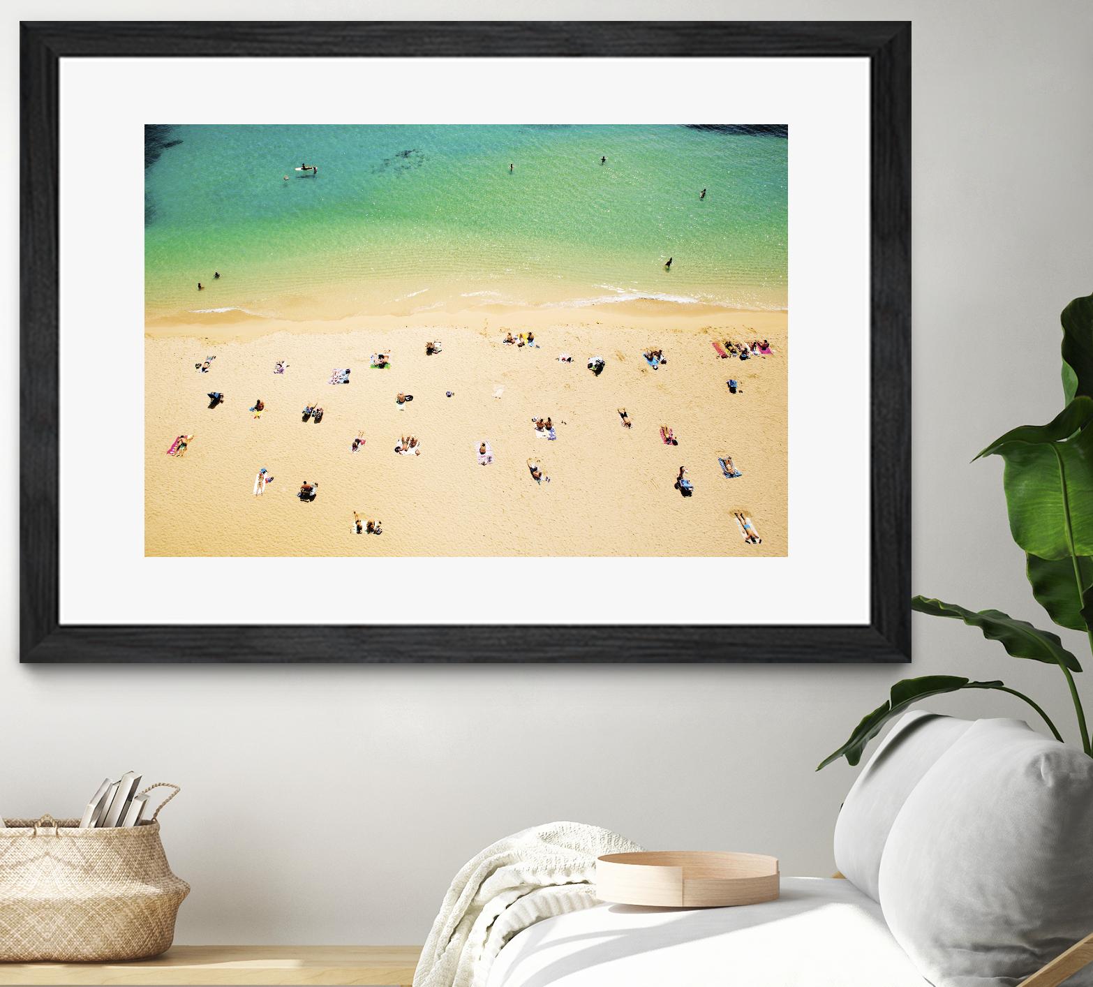 Kaimana Beach by Shawn Frederick on GIANT ART - beige costal sand