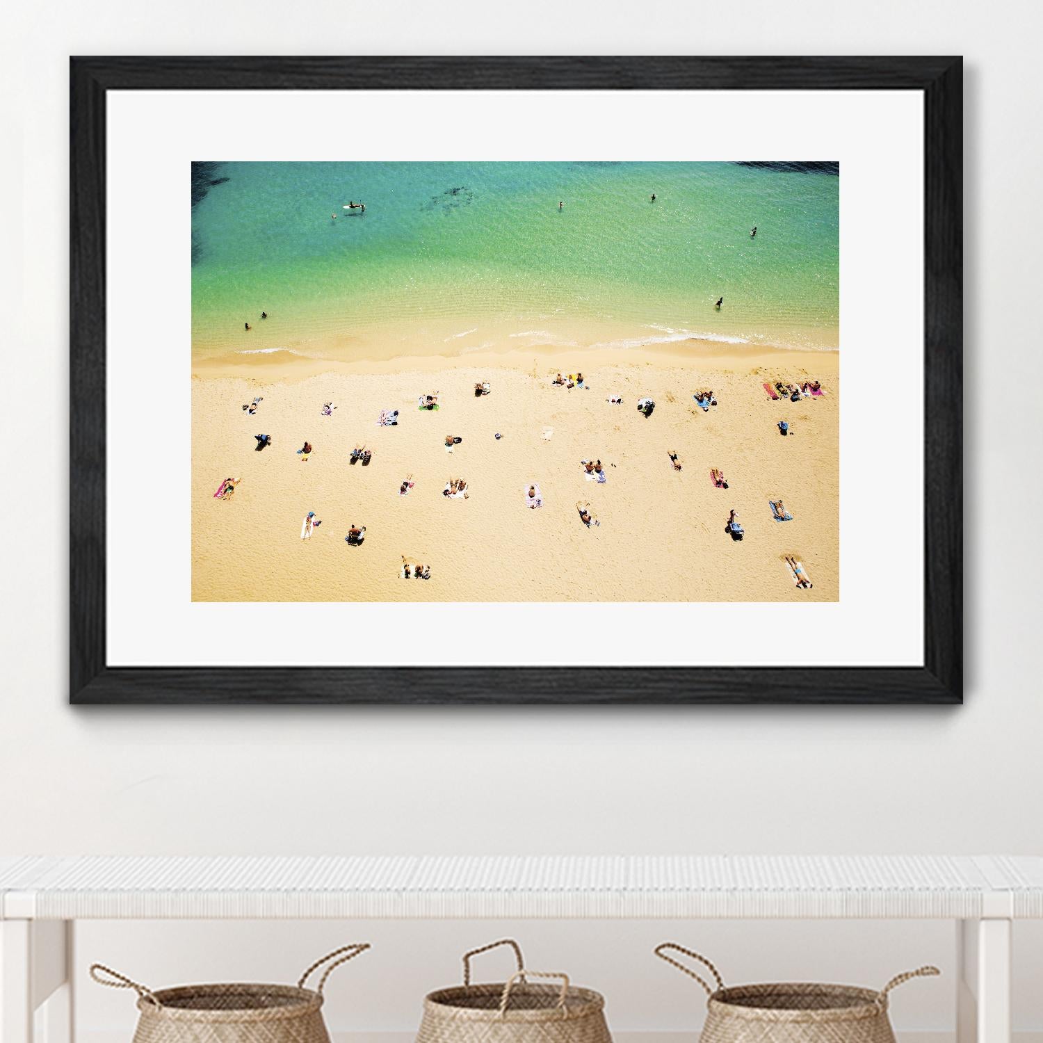 Kaimana Beach by Shawn Frederick on GIANT ART - beige costal sand