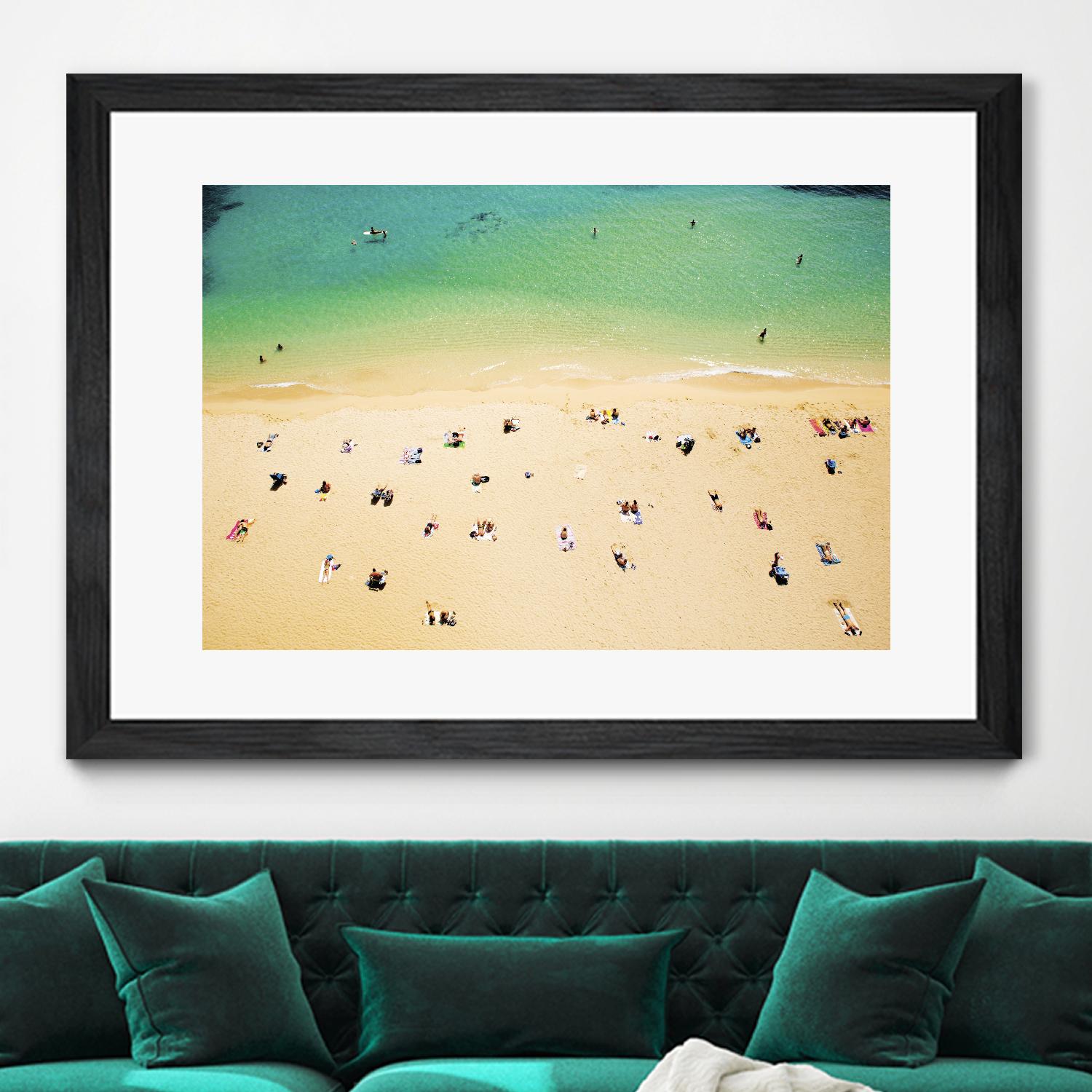 Kaimana Beach by Shawn Frederick on GIANT ART - beige costal sand
