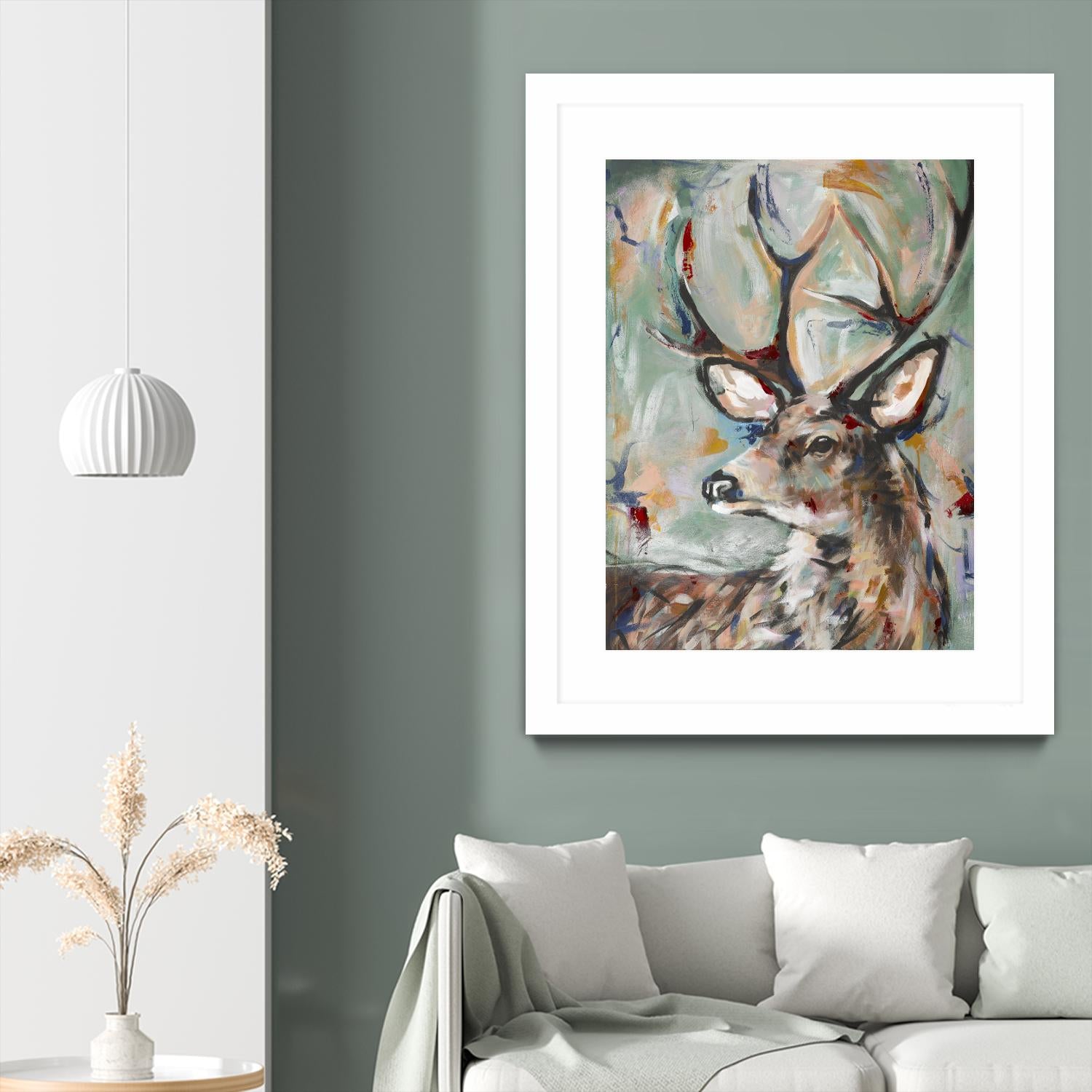 Buck by STA Studio on GIANT ART - beige animals wild