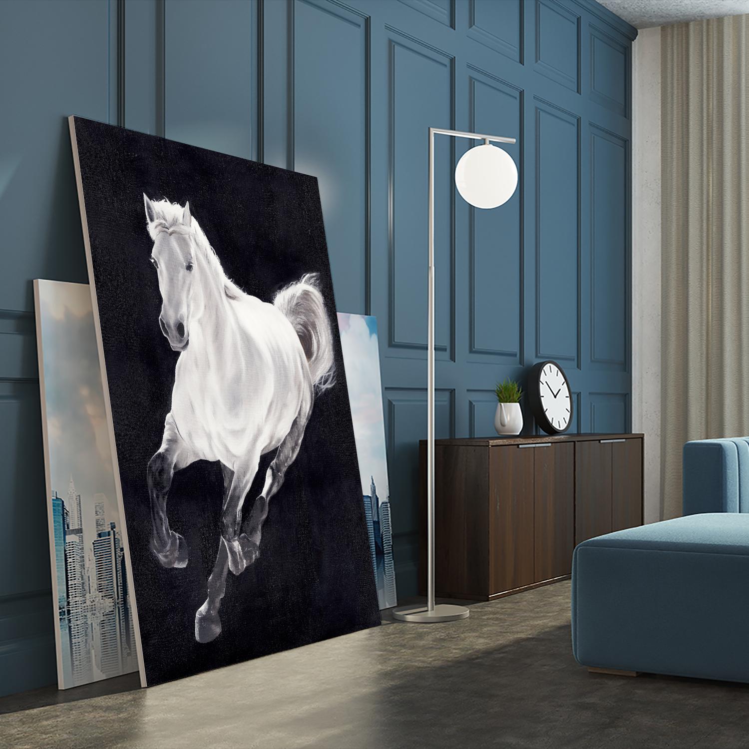 White Horse by Stefano Altamura on GIANT ART - white animals