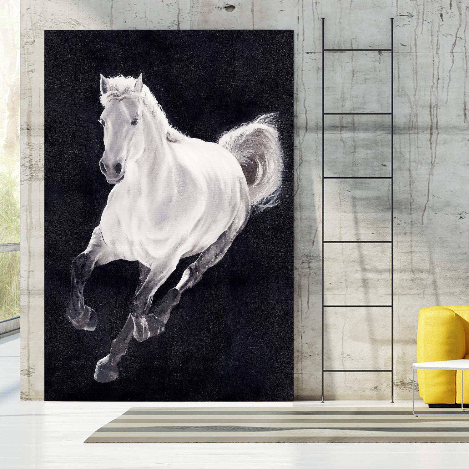 White Horse by Stefano Altamura on GIANT ART - white animals