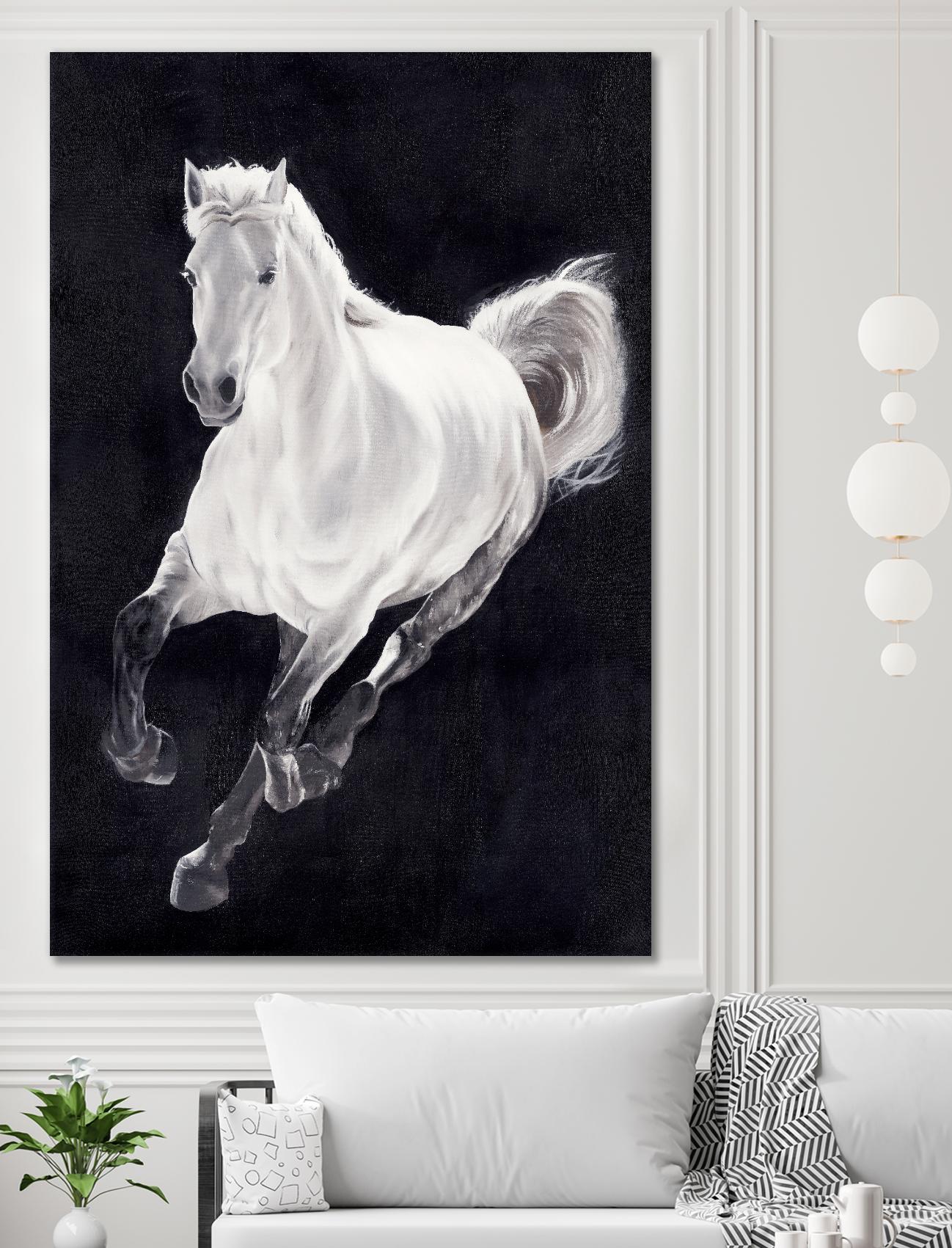 White Horse by Stefano Altamura on GIANT ART - white animals
