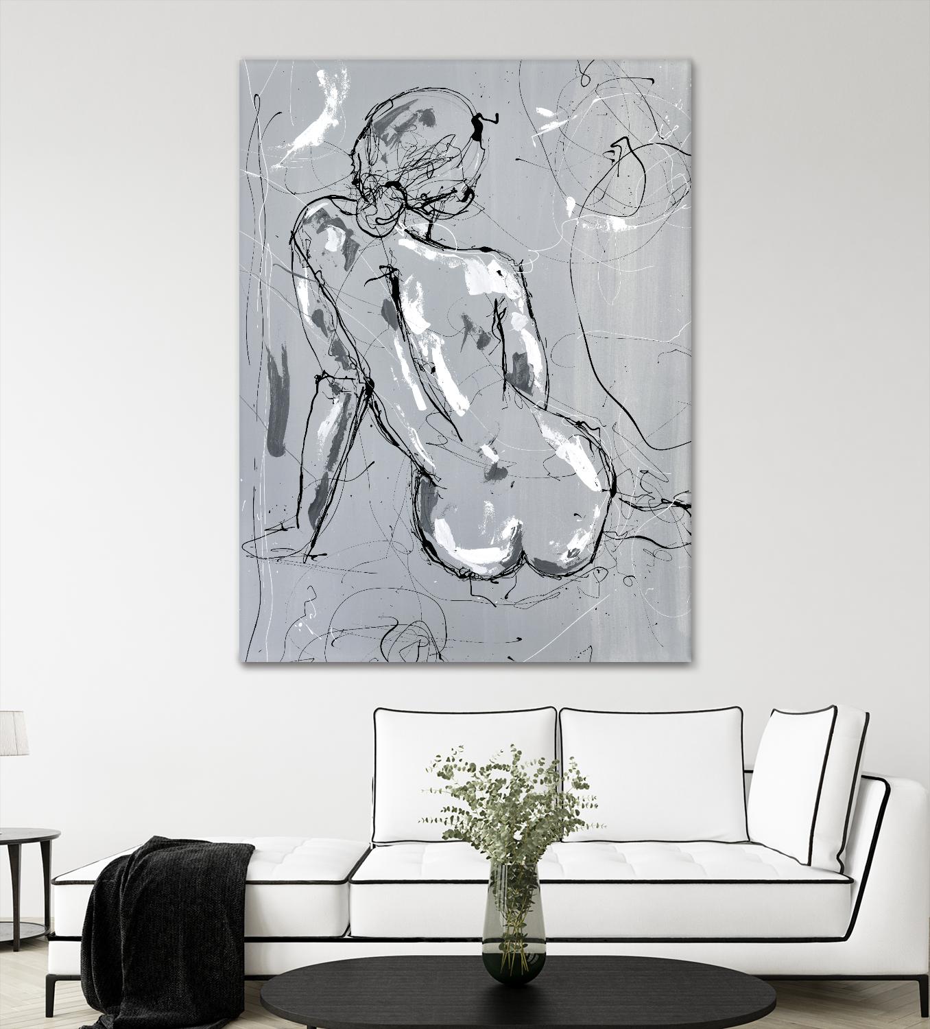 Nude Figure 4 by Stefano Altamura on GIANT ART - white black & white nude women