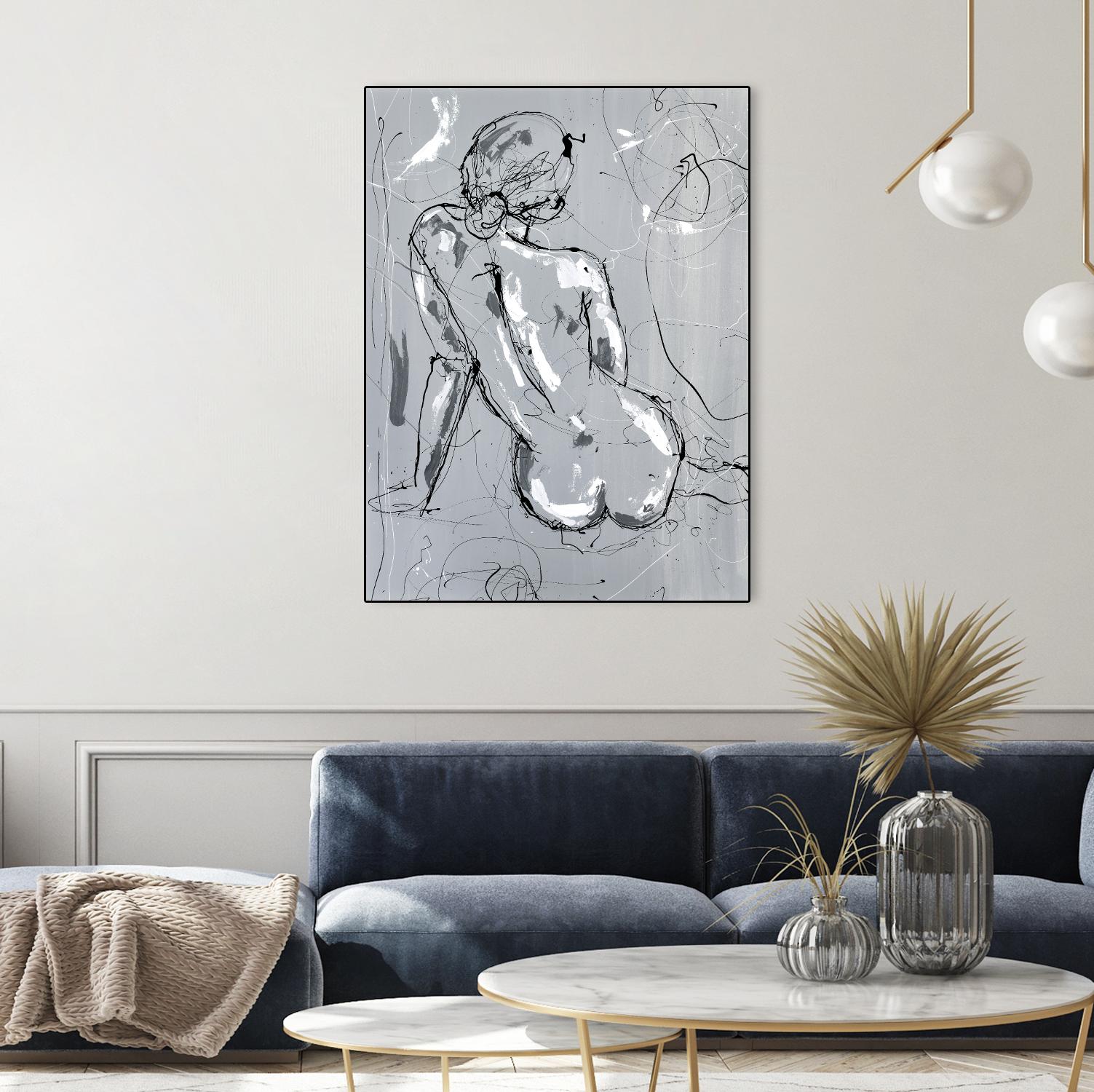 Nude Figure 4 by Stefano Altamura on GIANT ART - white black & white nude women