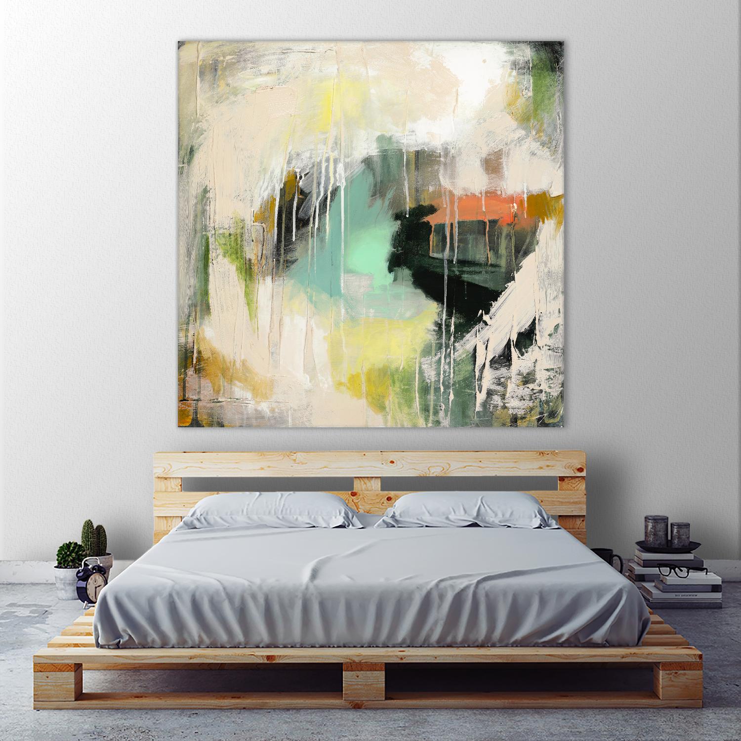 Tunnel Vision 1 by Brenna Harvey on GIANT ART - red abstract