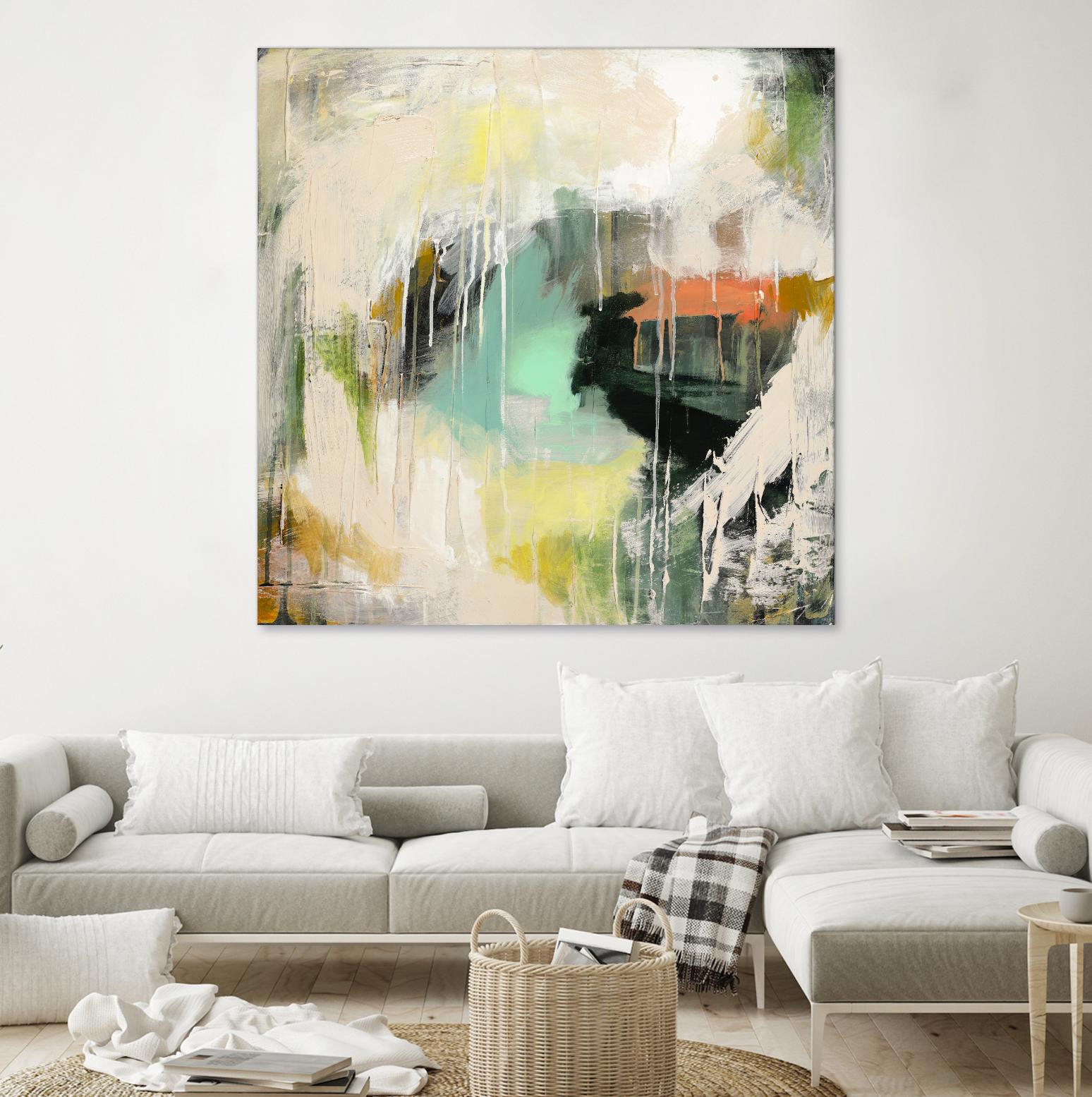 Tunnel Vision 1 by Brenna Harvey on GIANT ART - red abstract