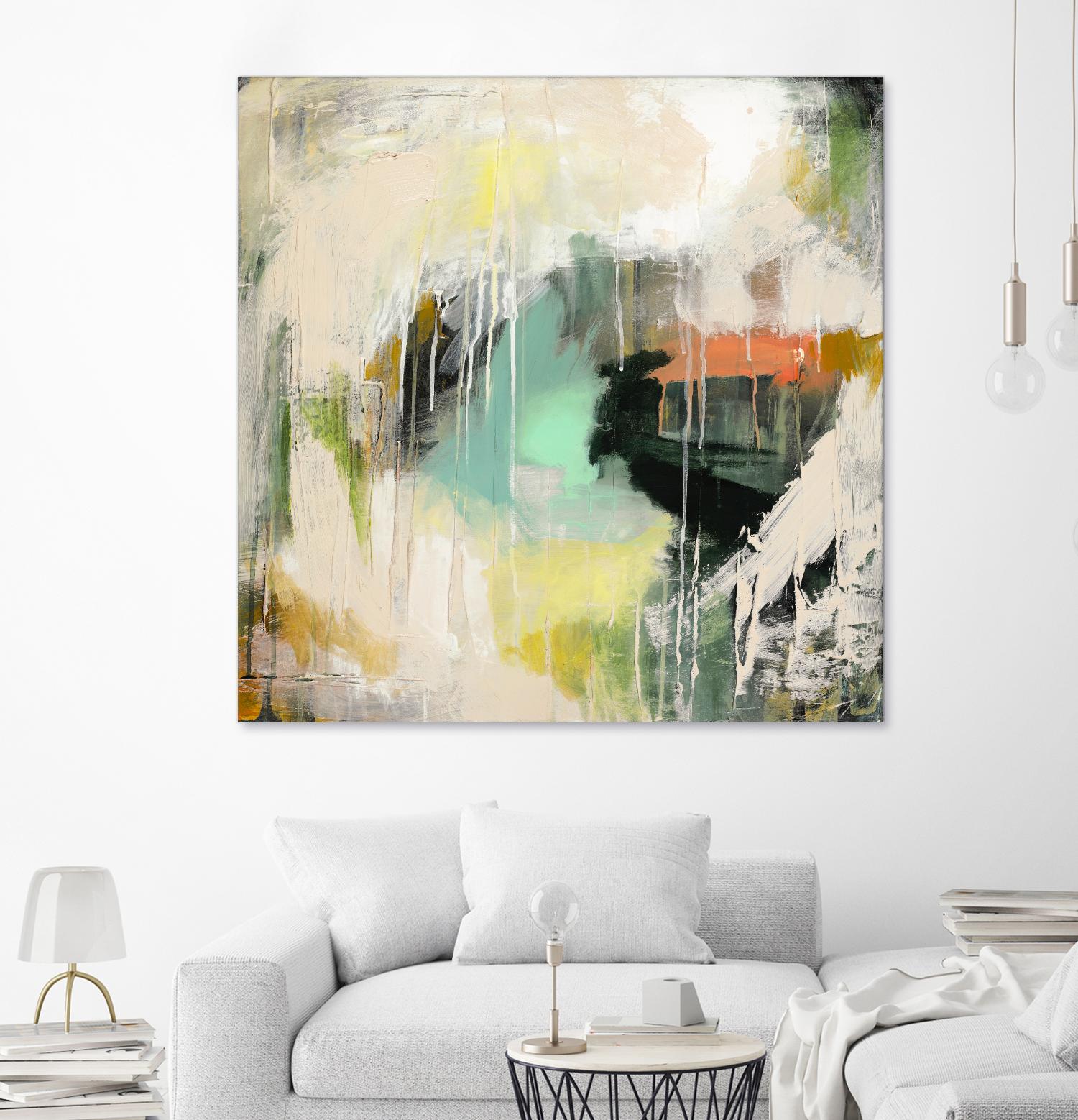 Tunnel Vision 1 by Brenna Harvey on GIANT ART - red abstract