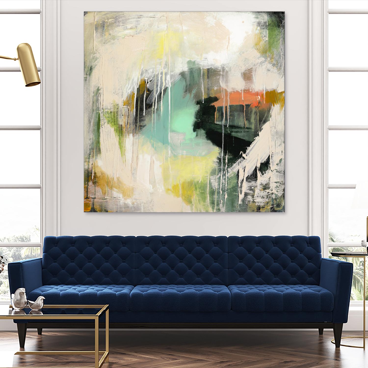 Tunnel Vision 1 by Brenna Harvey on GIANT ART - red abstract