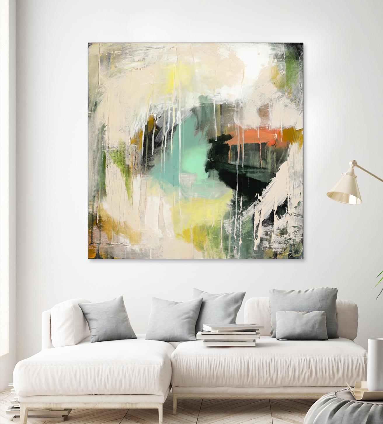 Tunnel Vision 1 by Brenna Harvey on GIANT ART - red abstract