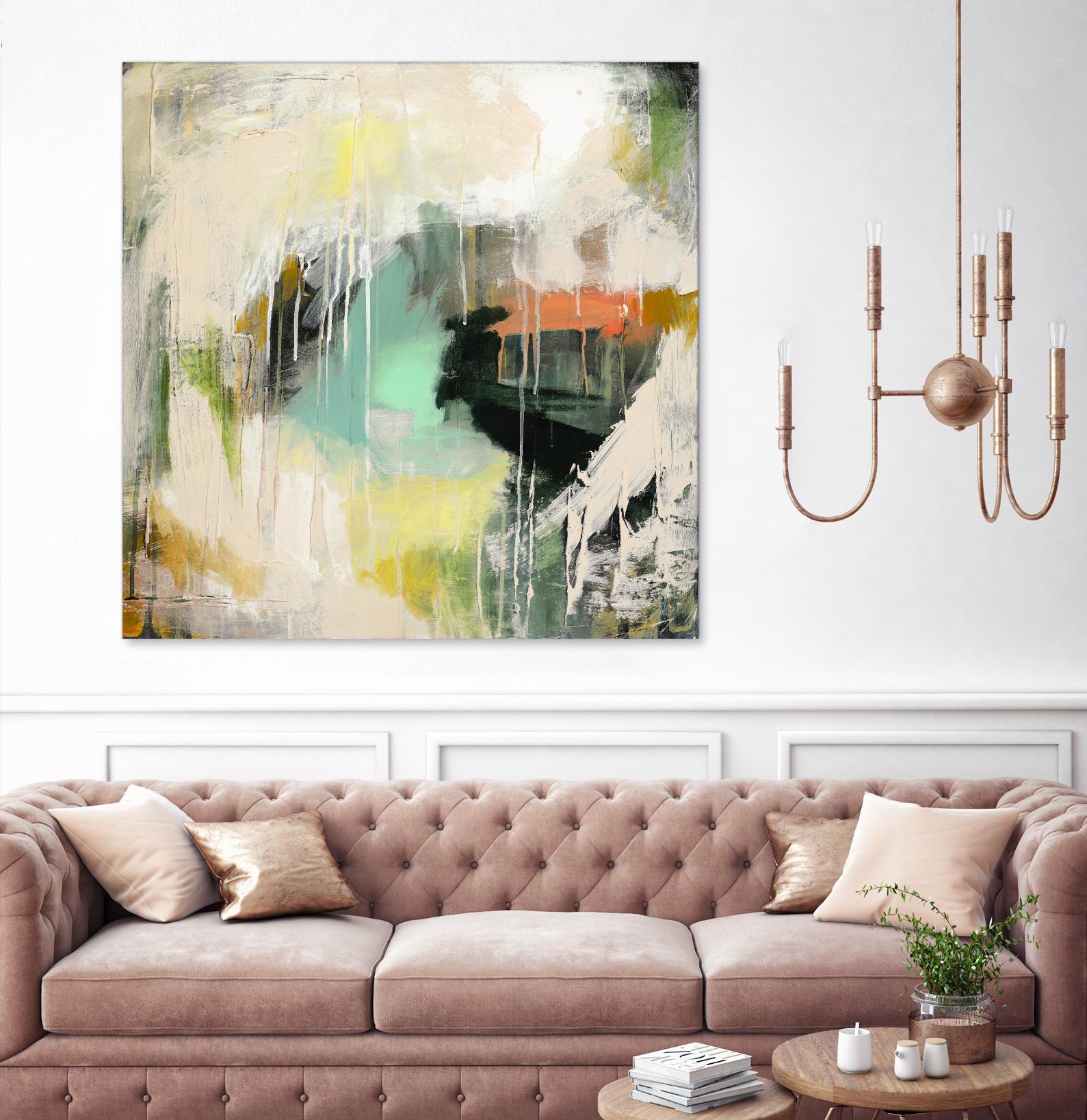 Tunnel Vision 1 by Brenna Harvey on GIANT ART - red abstract