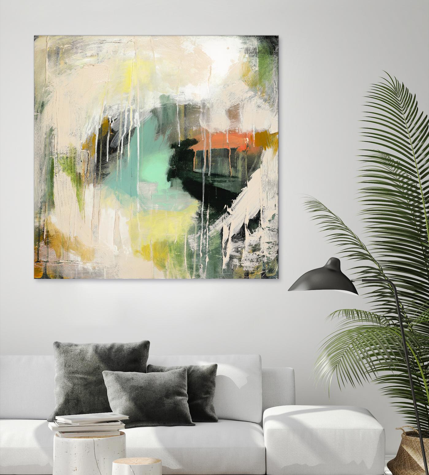 Tunnel Vision 1 by Brenna Harvey on GIANT ART - red abstract