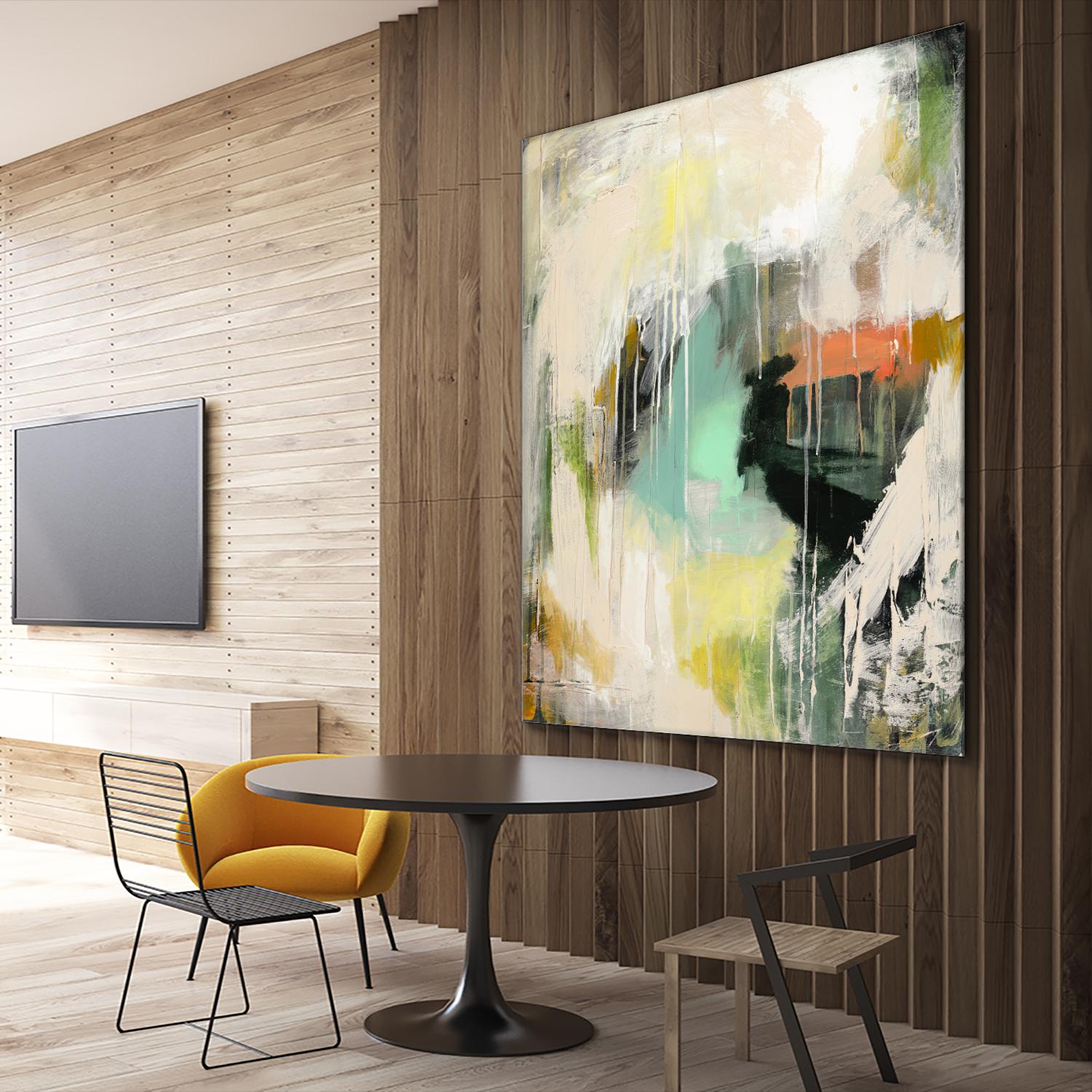 Tunnel Vision 1 by Brenna Harvey on GIANT ART - red abstract