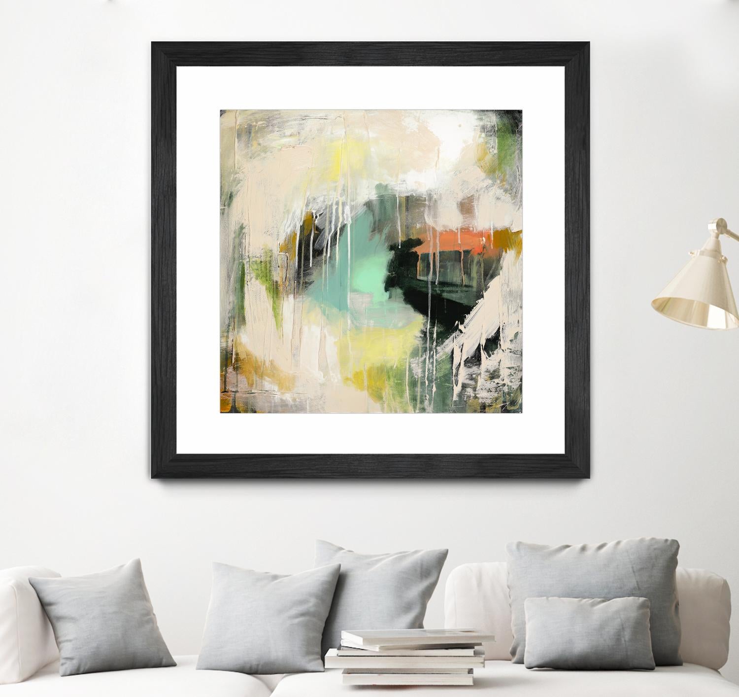 Tunnel Vision 1 by Brenna Harvey on GIANT ART - red abstract