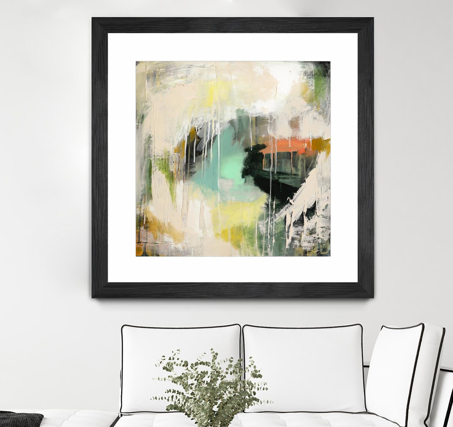 Tunnel Vision 1 by Brenna Harvey on GIANT ART - red abstract