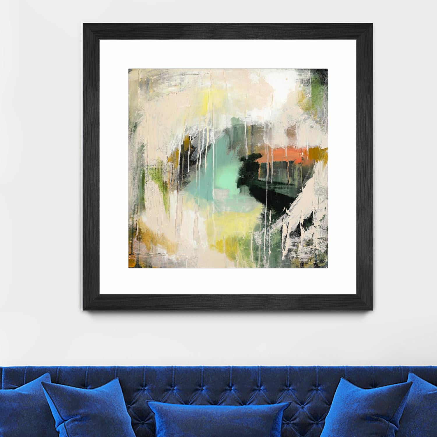 Tunnel Vision 1 by Brenna Harvey on GIANT ART - red abstract