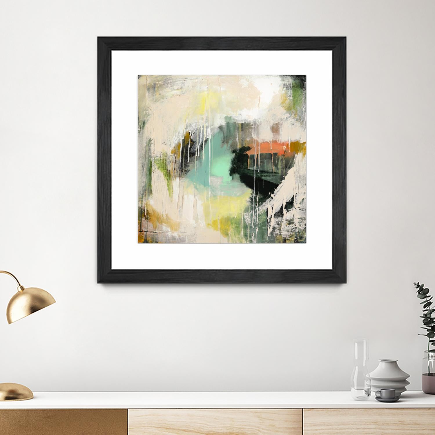 Tunnel Vision 1 by Brenna Harvey on GIANT ART - red abstract